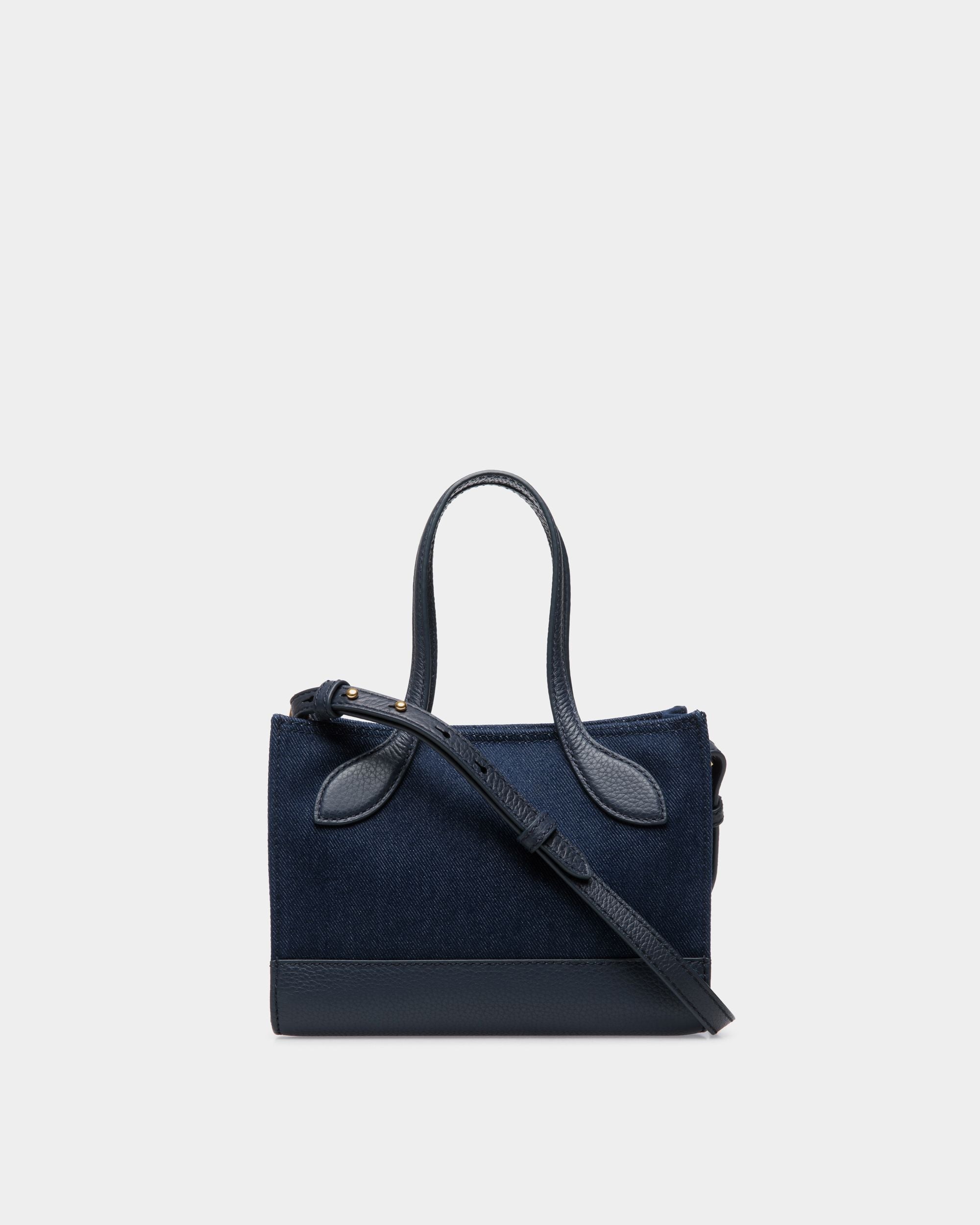 Minibolso Bar De Denim Azul - Mujer - Bally - 02