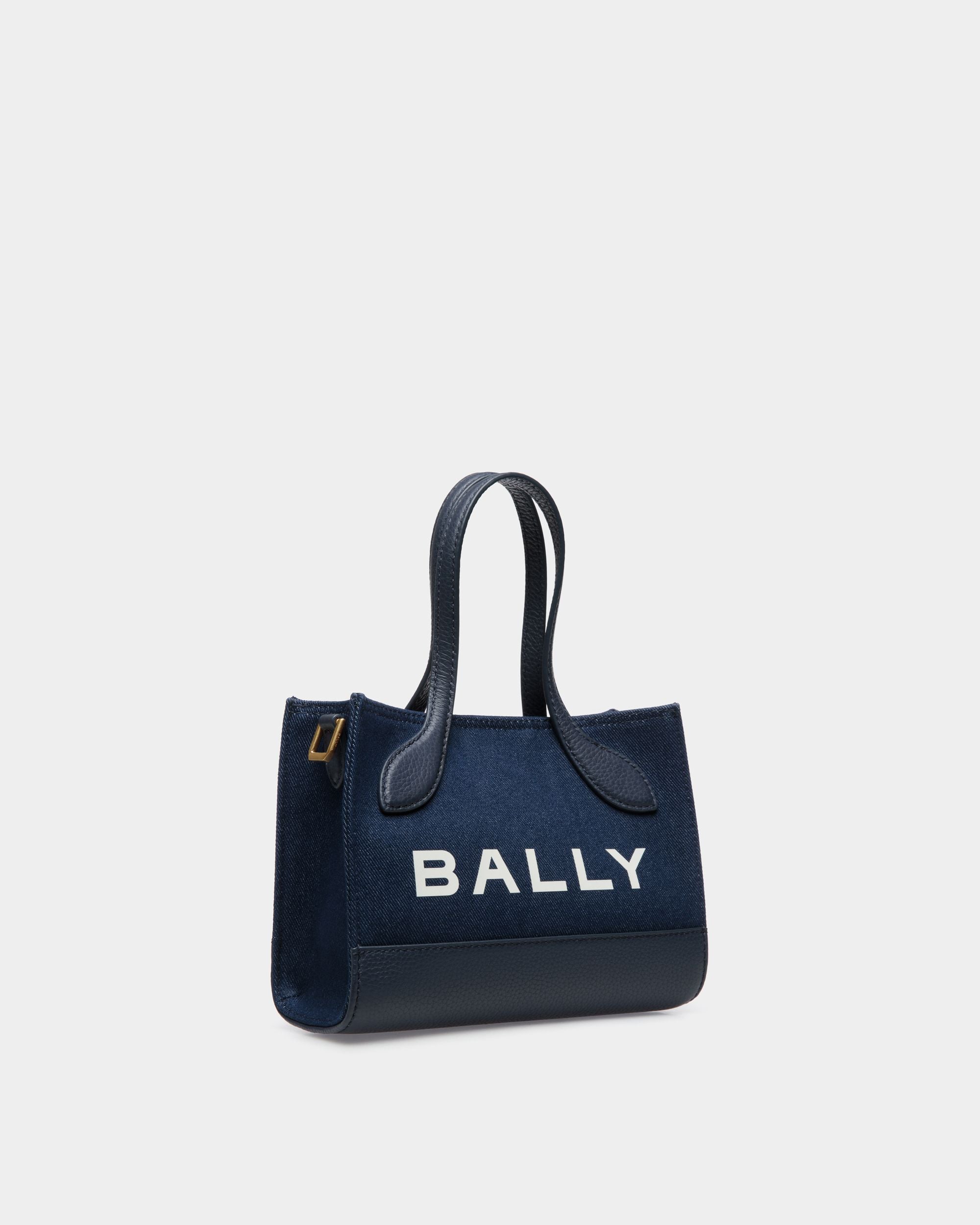 Minibolso Bar De Denim Azul - Mujer - Bally - 03