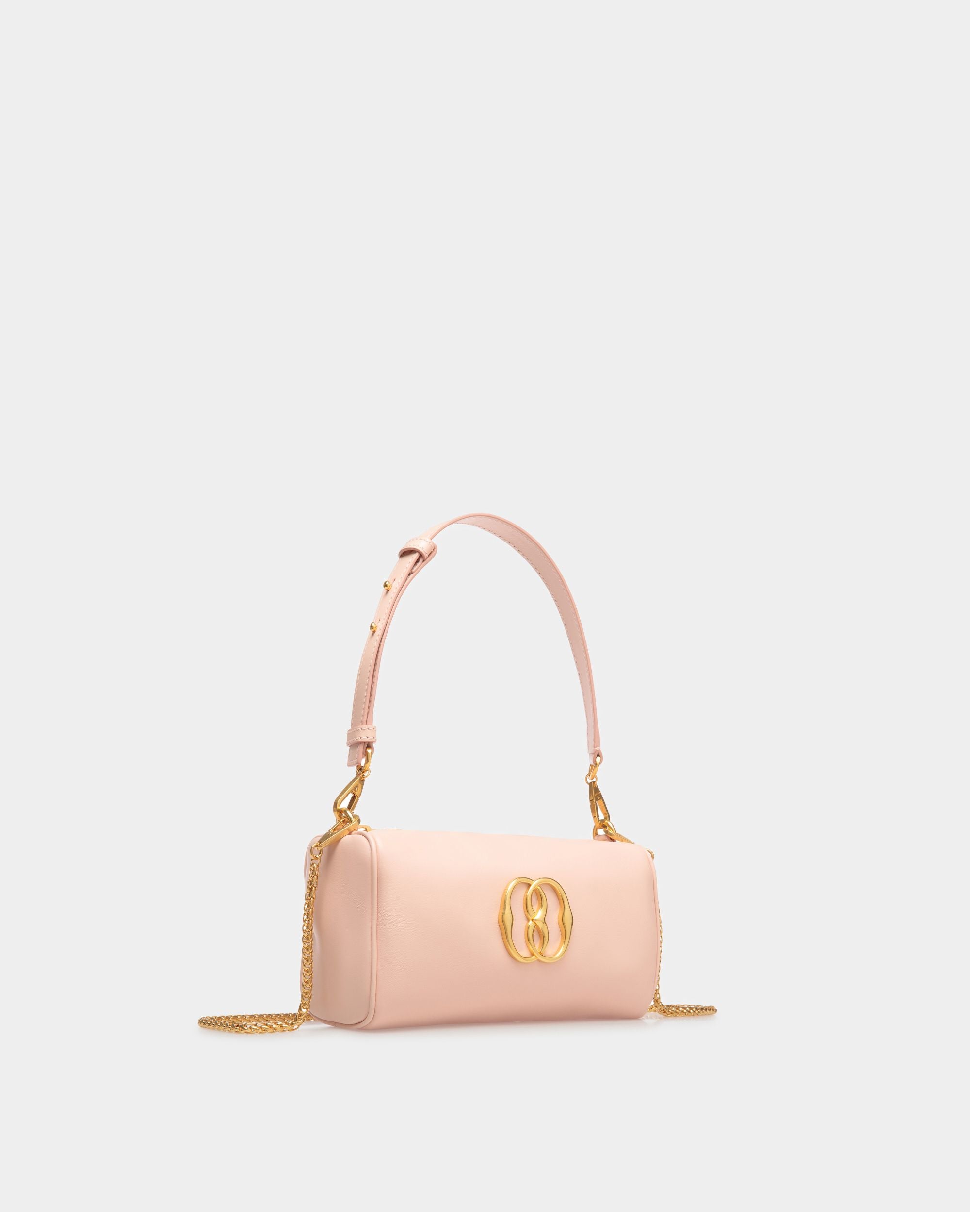 Minibolso Emblem De Piel En Rosa - Mujer - Bally - 03