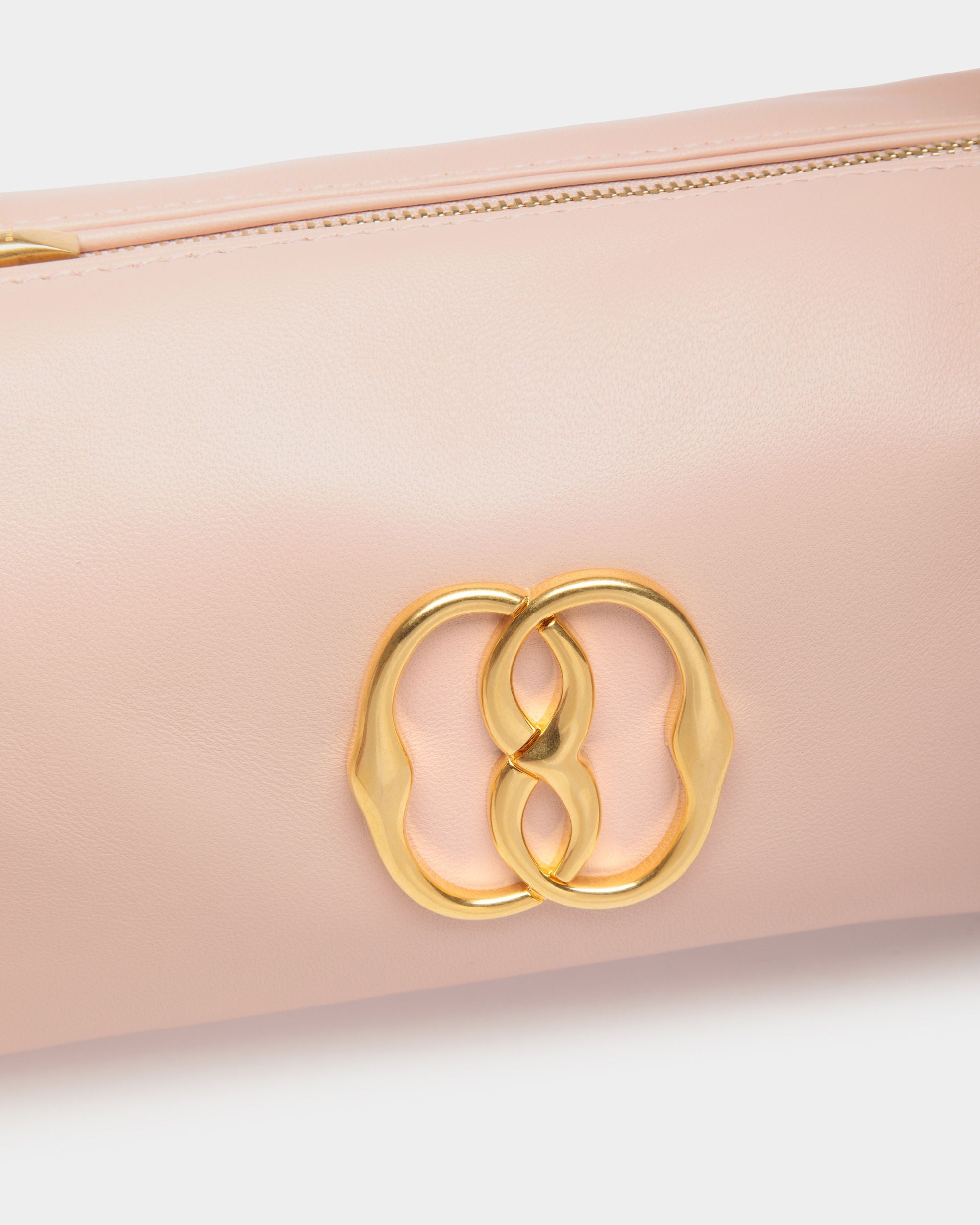 Minibolso Emblem De Piel En Rosa - Mujer - Bally - 05