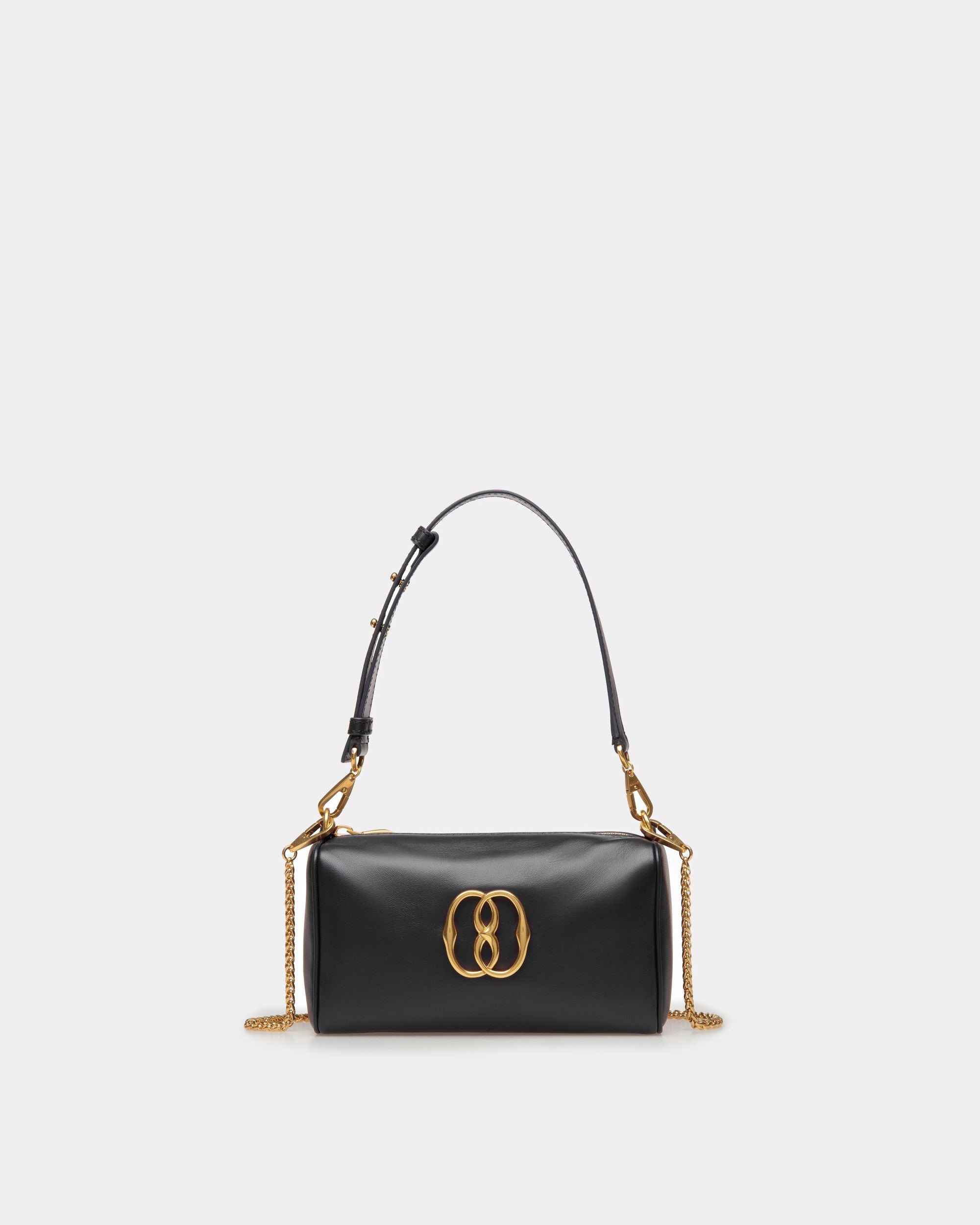 Minibolso Emblem De Piel En Negro - Mujer - Bally - 01