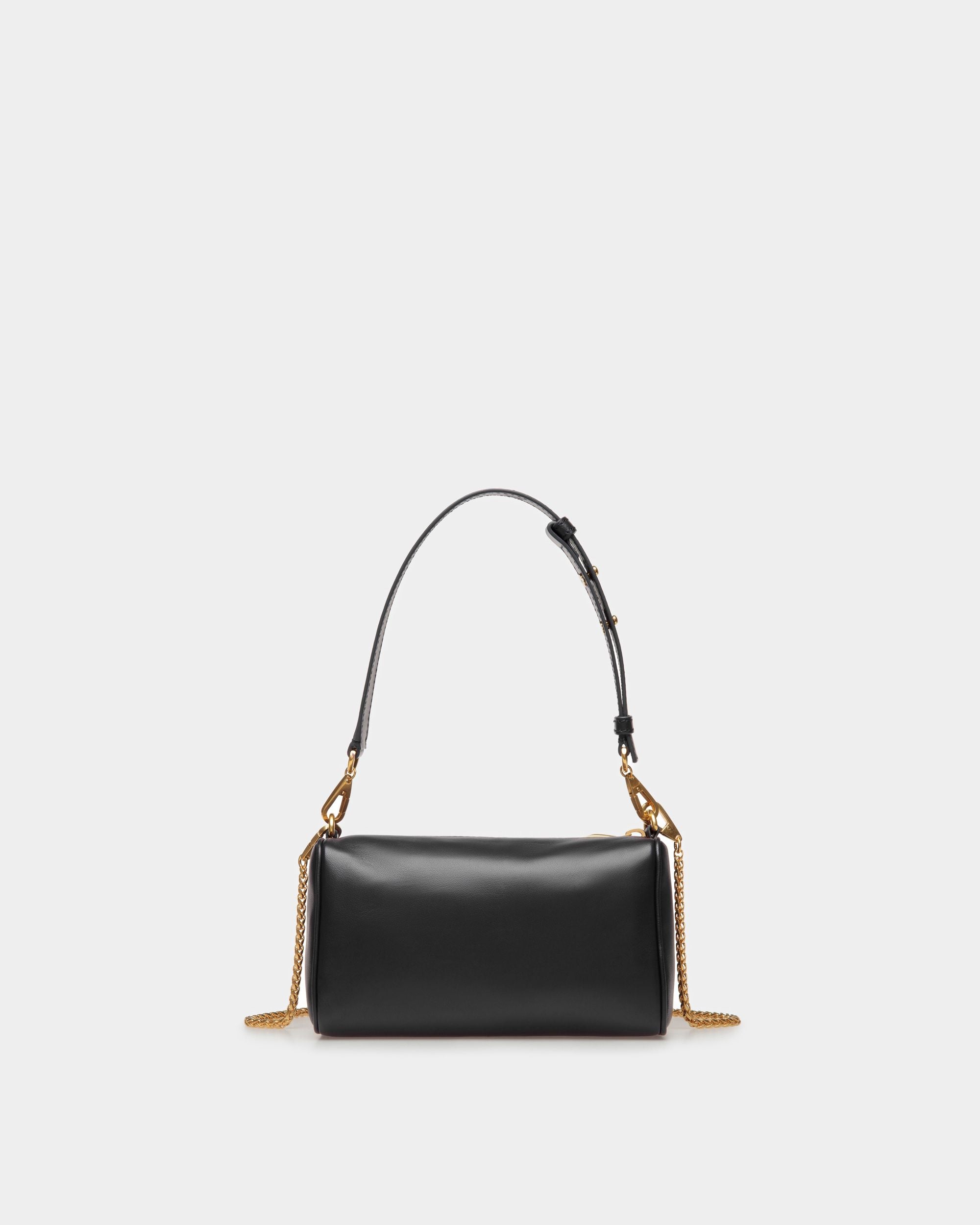 Minibolso Emblem De Piel En Negro - Mujer - Bally - 02