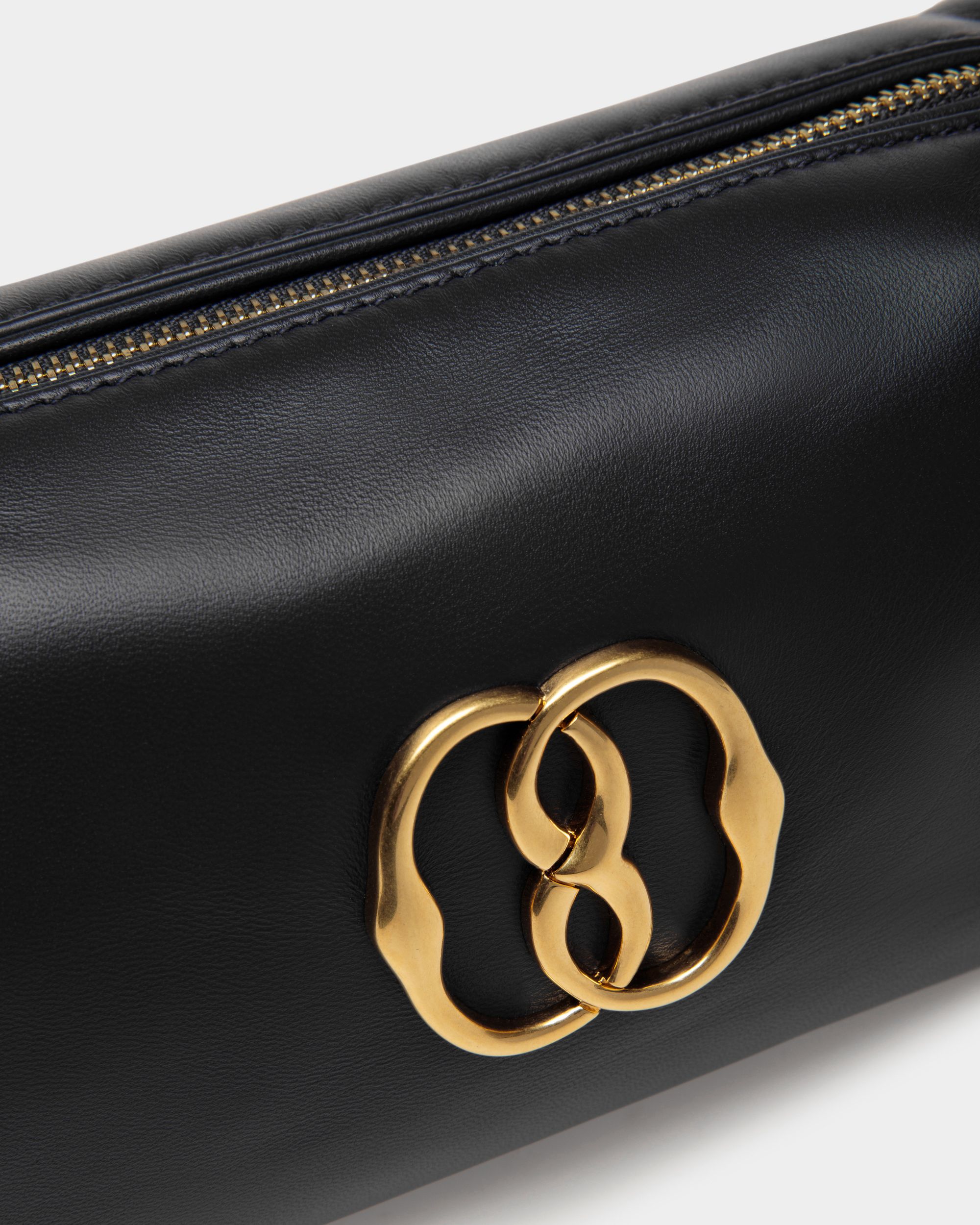 Minibolso Emblem De Piel En Negro - Mujer - Bally - 05
