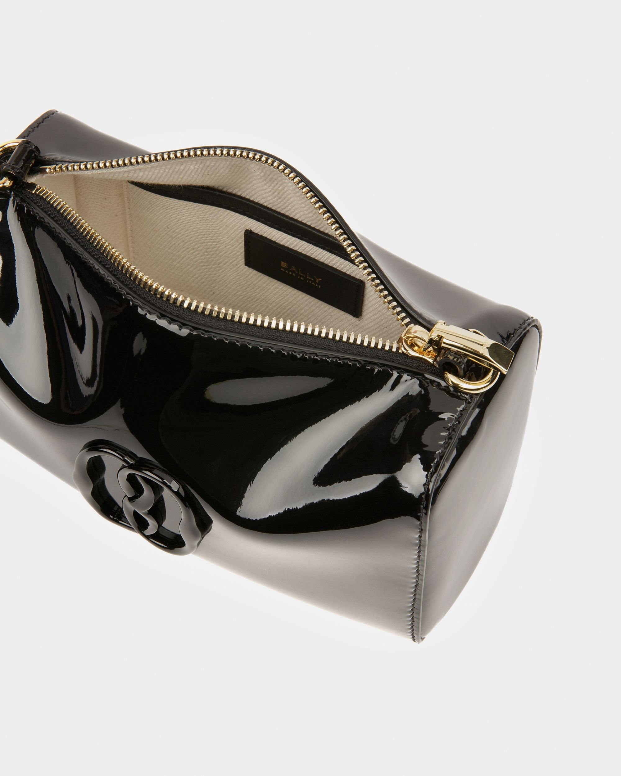 Minibolso Emblem De Piel Negra - Mujer - Bally - 03