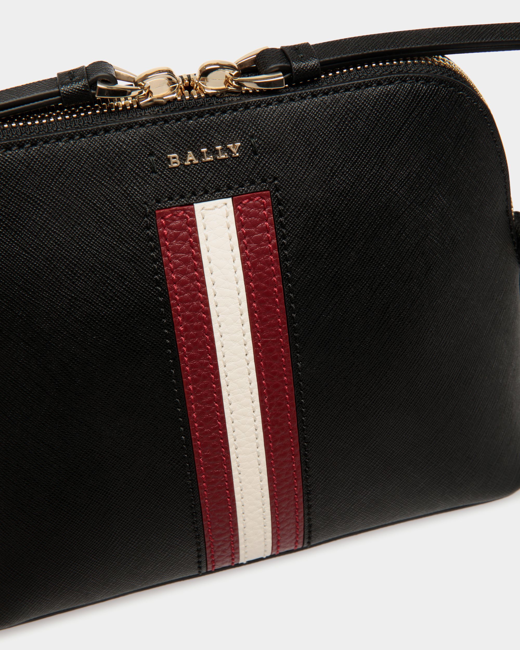 Minibag In Black Leather - Women's - Bally - 05