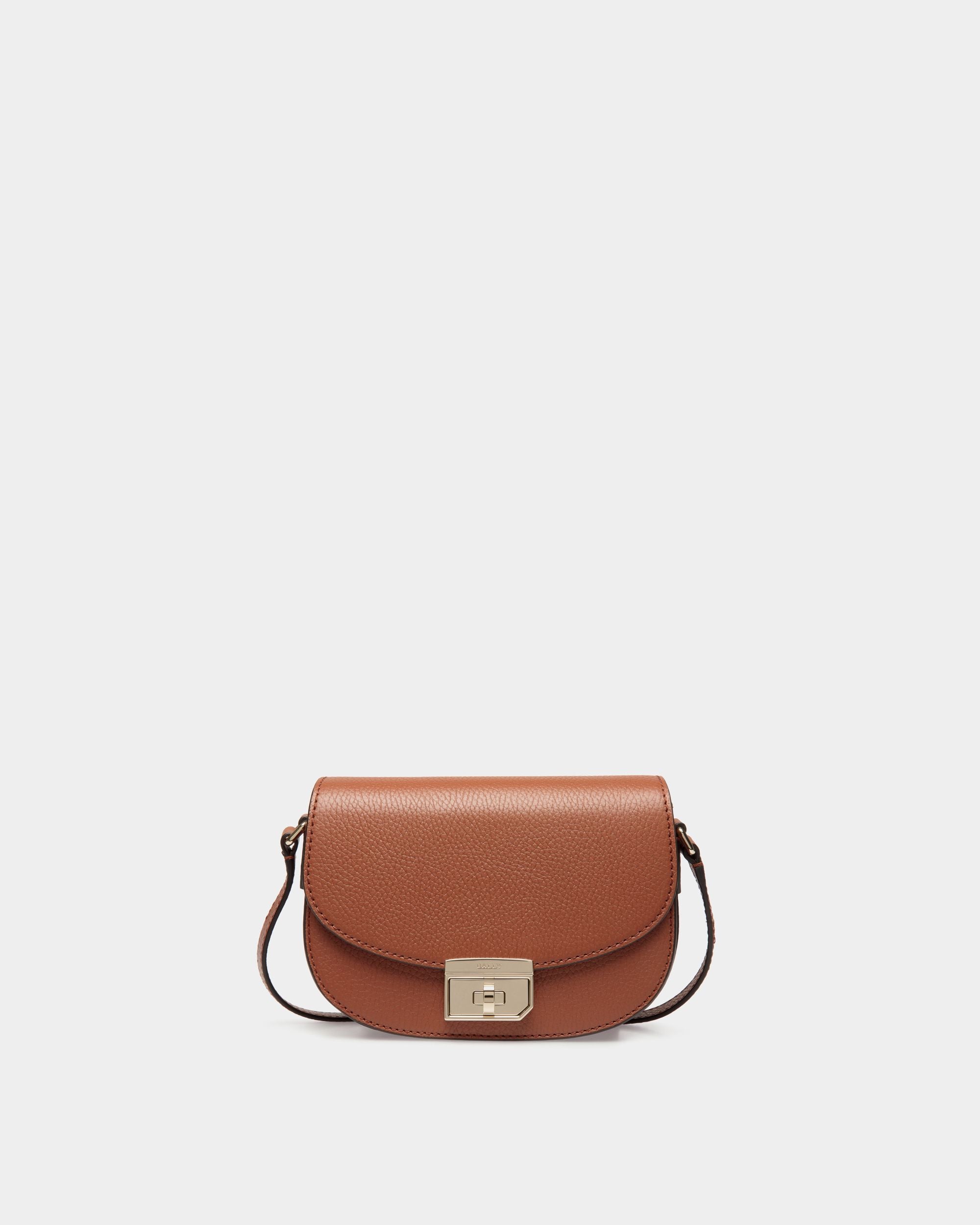 Minibag In Brown Leather - Women's - Bally - 01