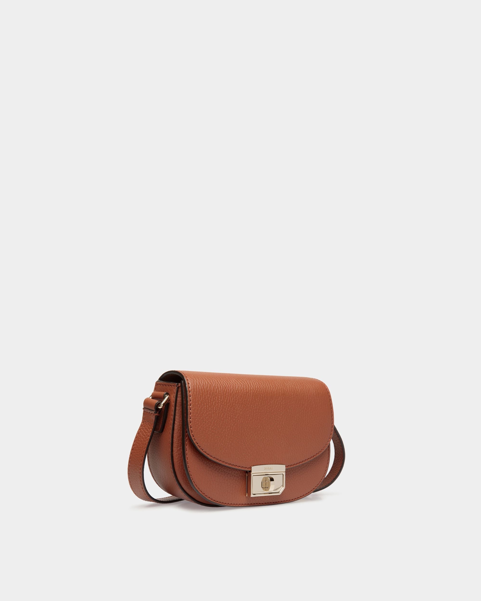 Minibag In Brown Leather - Women's - Bally - 03