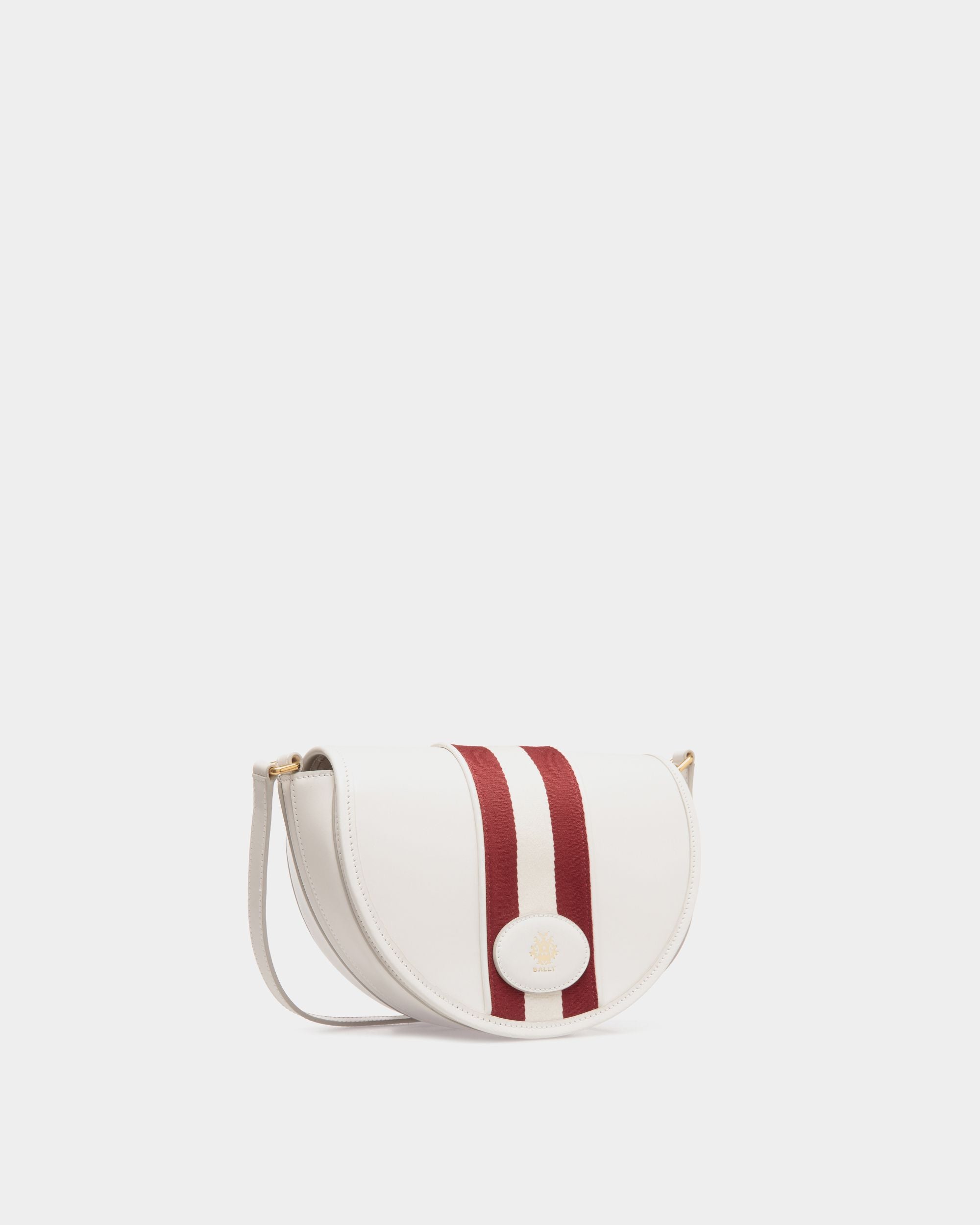 Signature Minibag In White  Leather - Mujer - Bally - 03