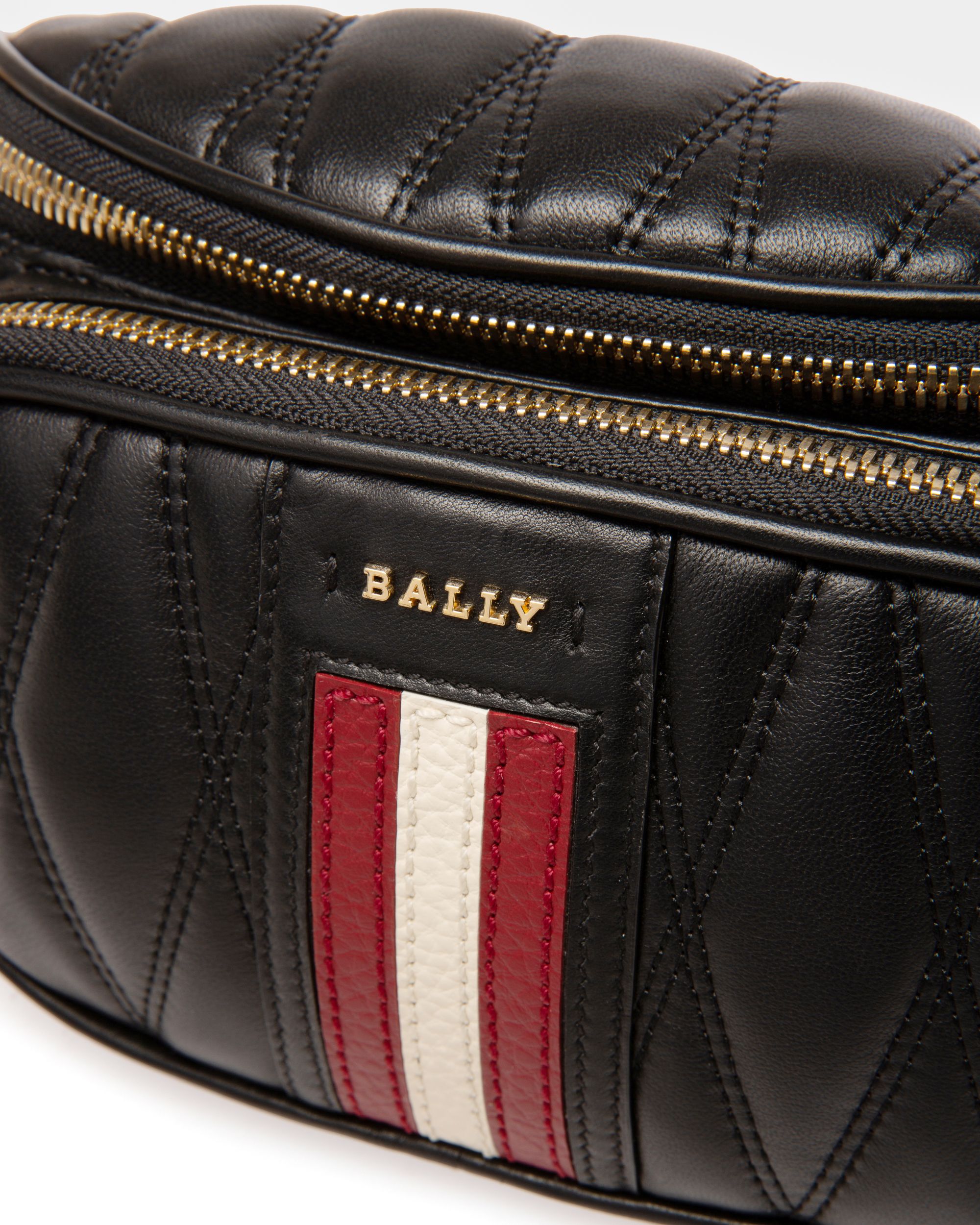 Deter Minibag In Black Leather - Women's - Bally - 04