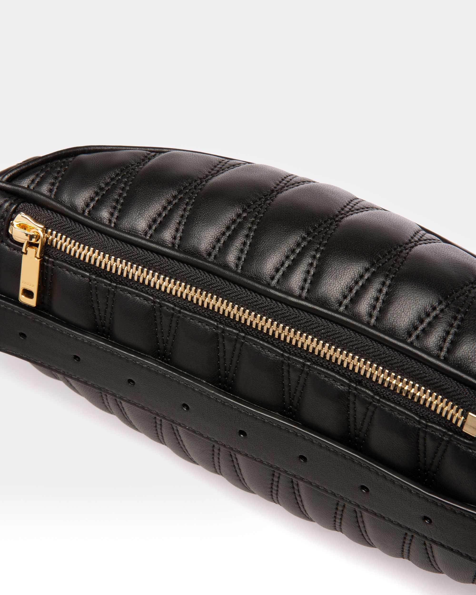Deter Minibag In Black Leather - Women's - Bally - 05