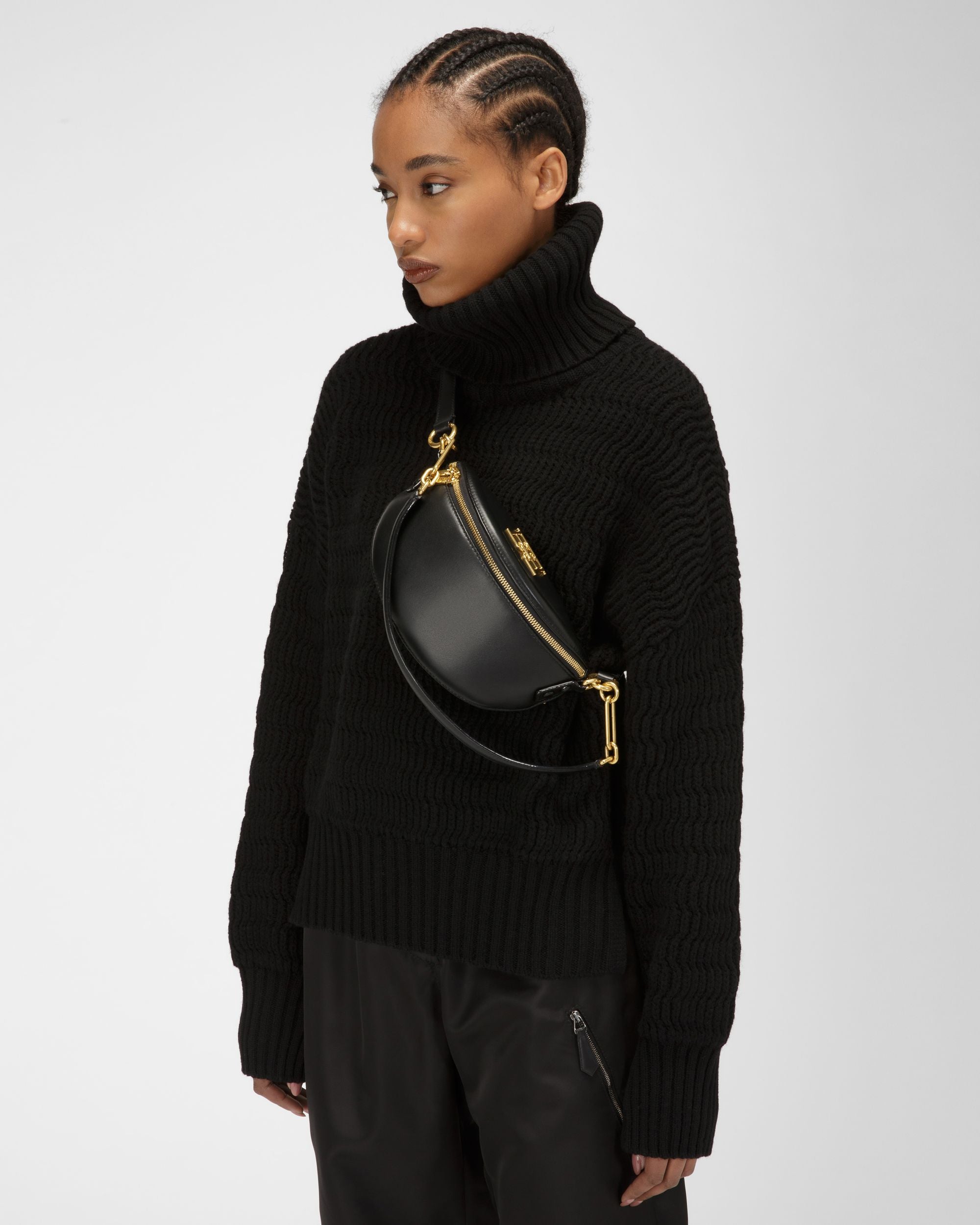 Breen Minibolso De Piel Negra - Mujer - Bally - 02