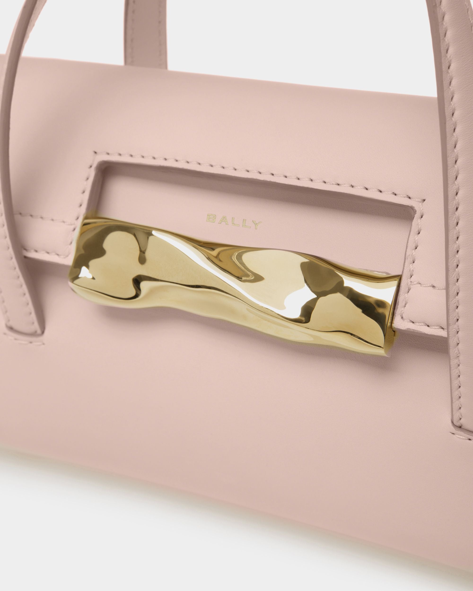 Minibolso Baroque De Piel En Rosa - Mujer - Bally - 05