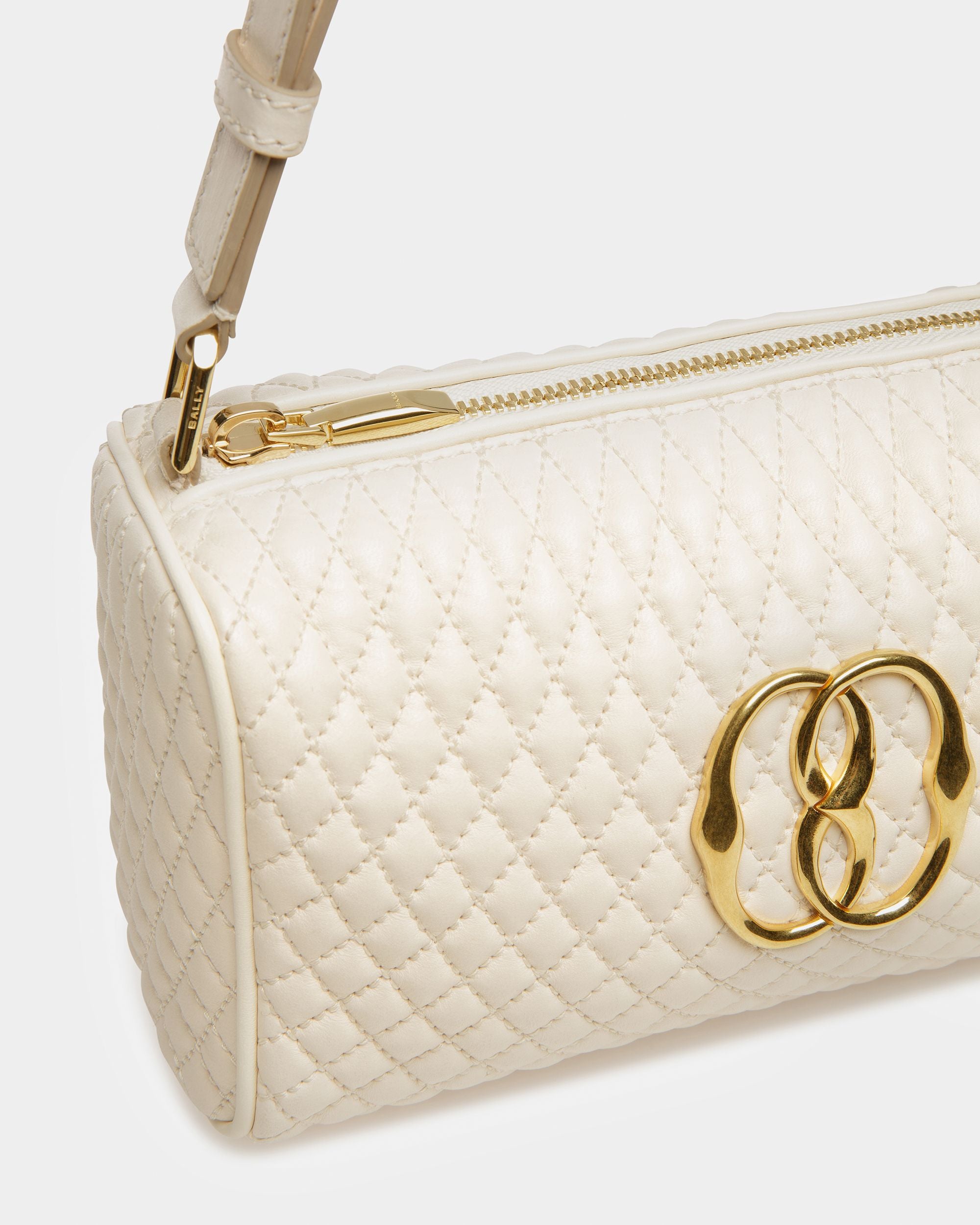Minibolso Emblem De Piel Acolchada - Mujer - Bally - 06