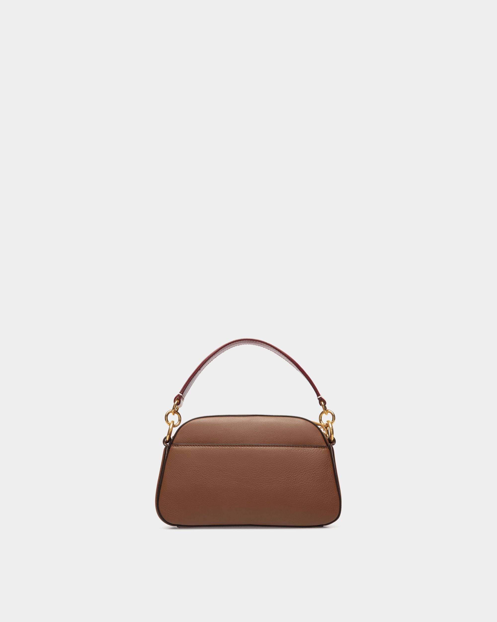 Code Crossbody Bag in Brown Leather - Women's - Bally - 02