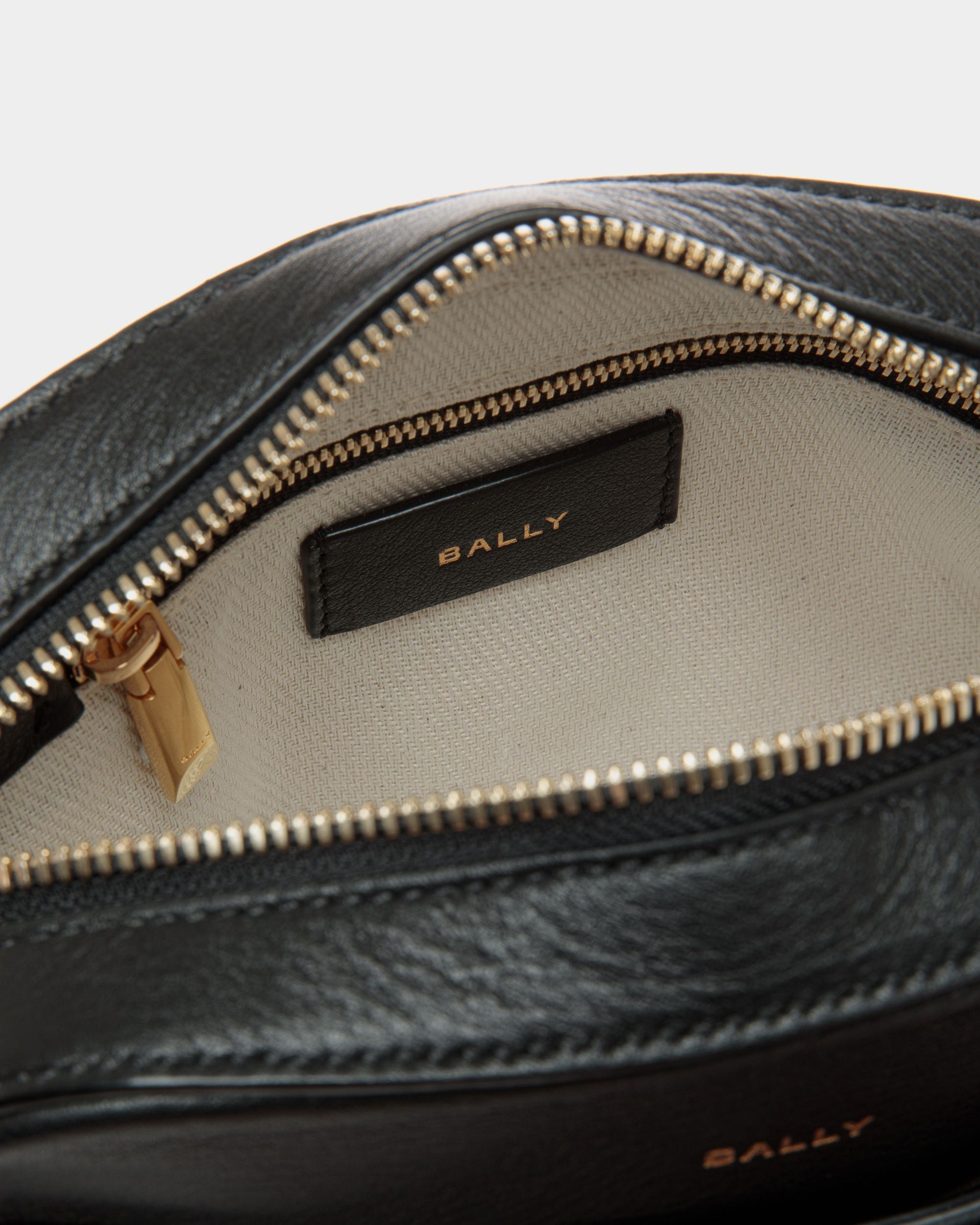 Code Crossbody In Black Leather - Women's - Bally - 04