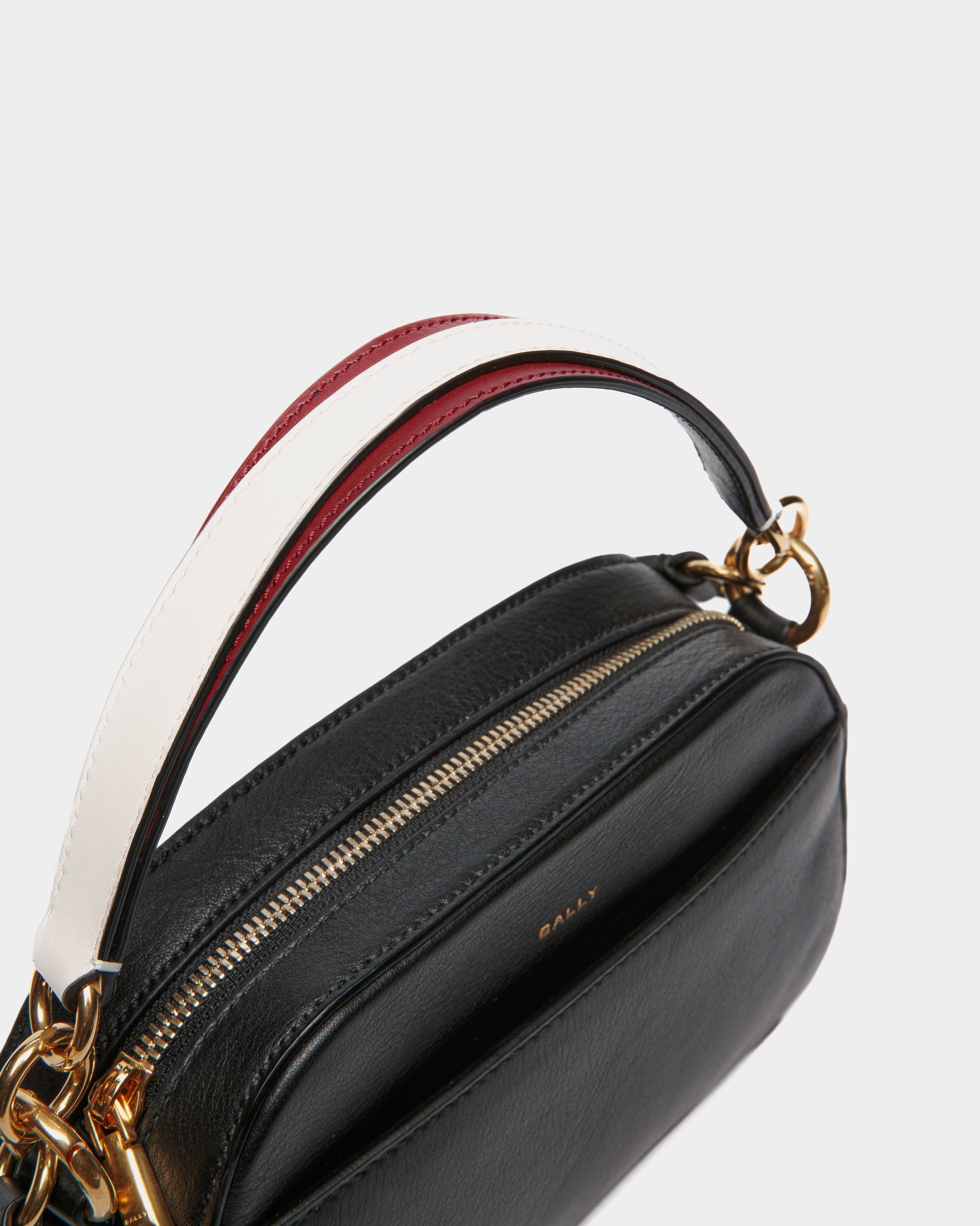 Code Crossbody In Black Leather - Women's - Bally - 05