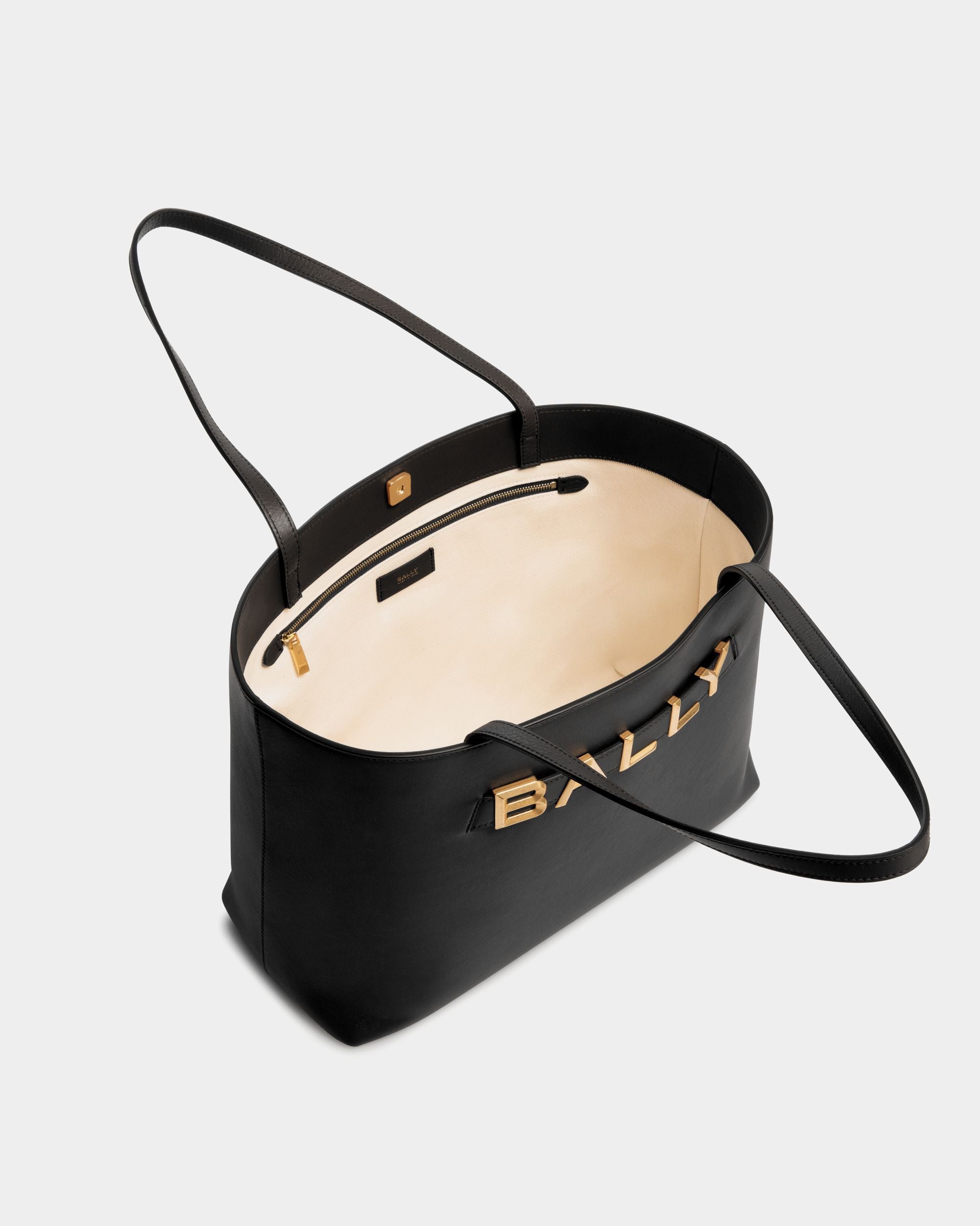 Bally Spell Tote Bag in Black Leather - Women's - Bally - 04