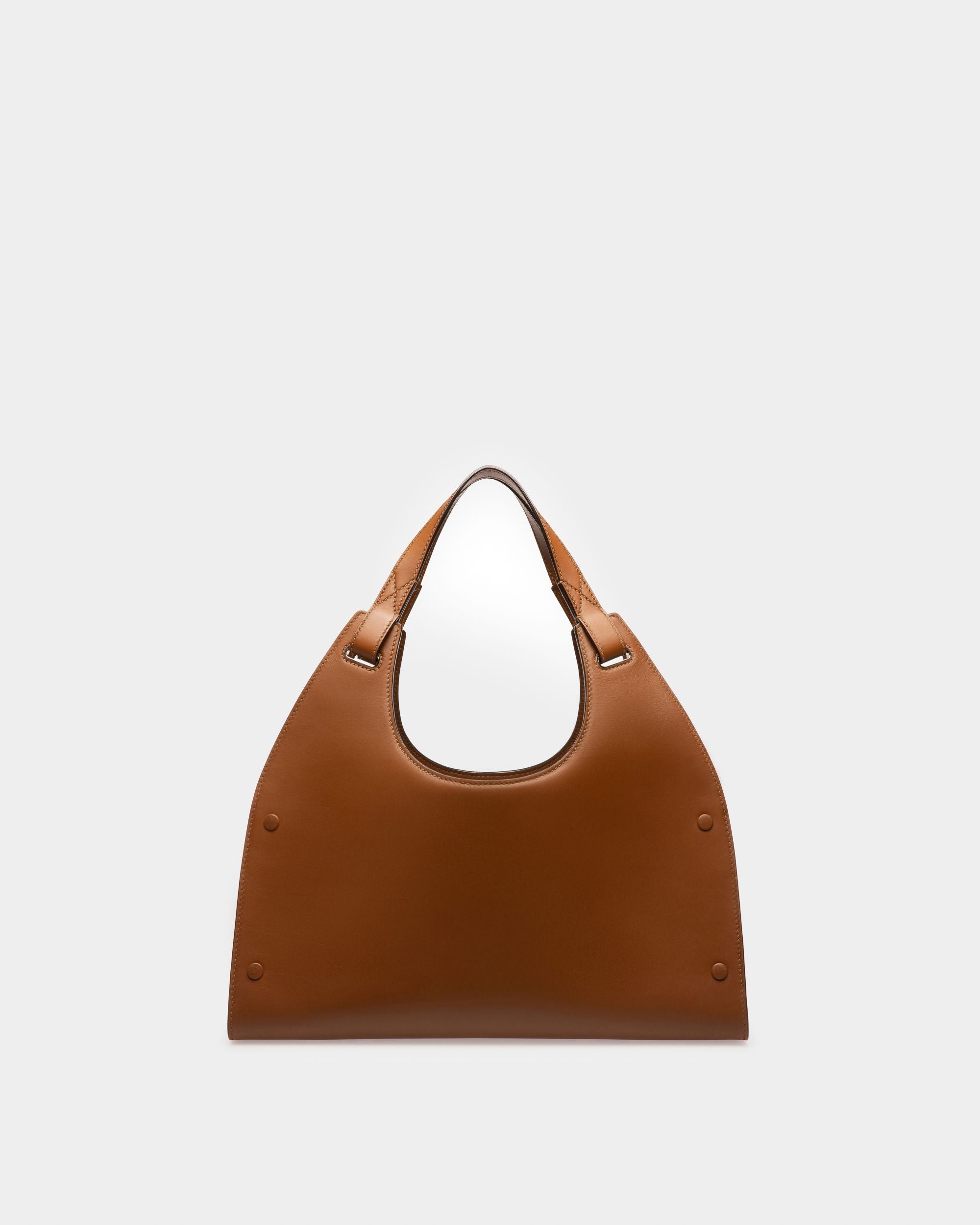 Ahres Leather Shoulder Bag In Brown - Women's - Bally - 03