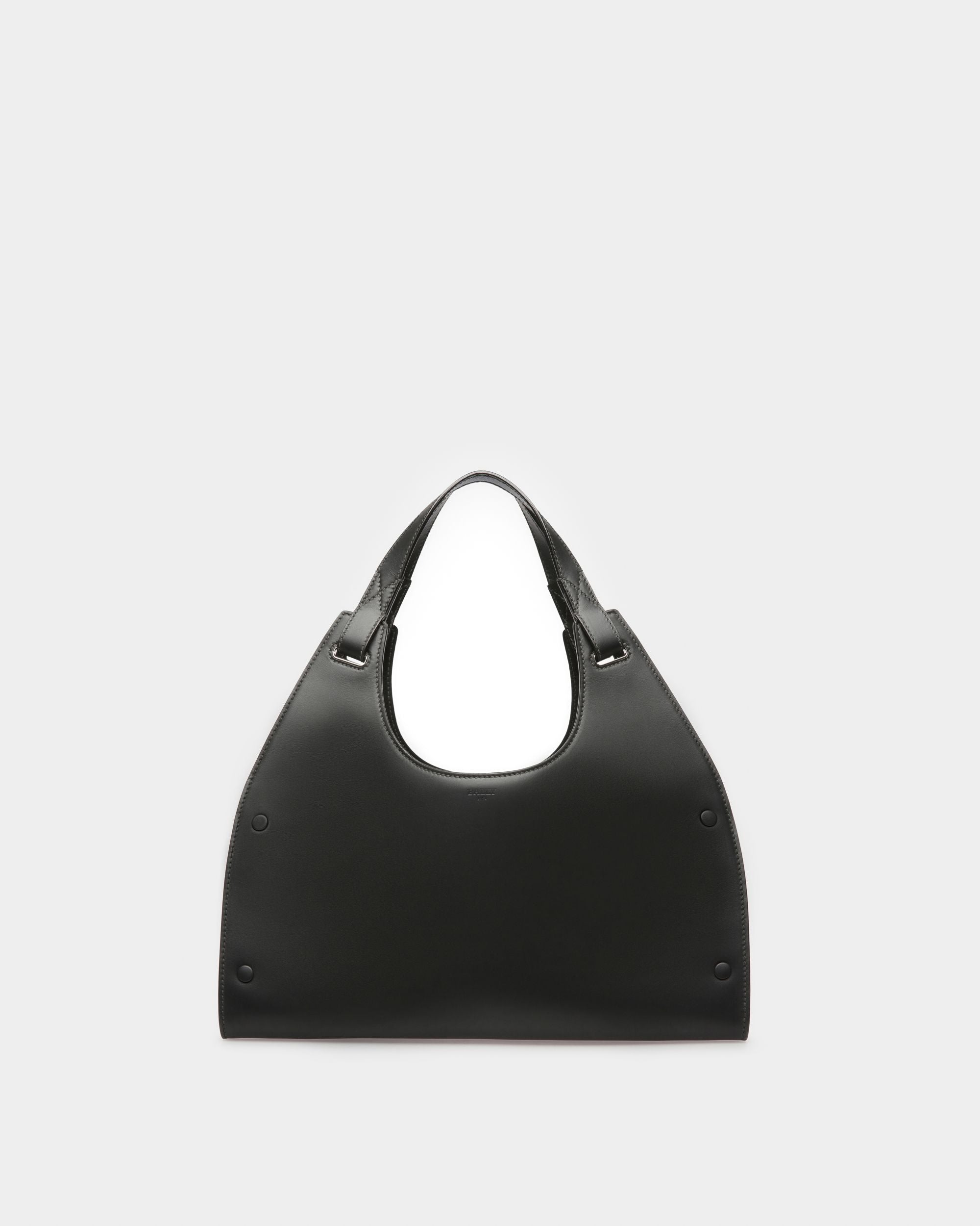 Ahres Leather Shoulder Bag In Black - Women's - Bally - 01
