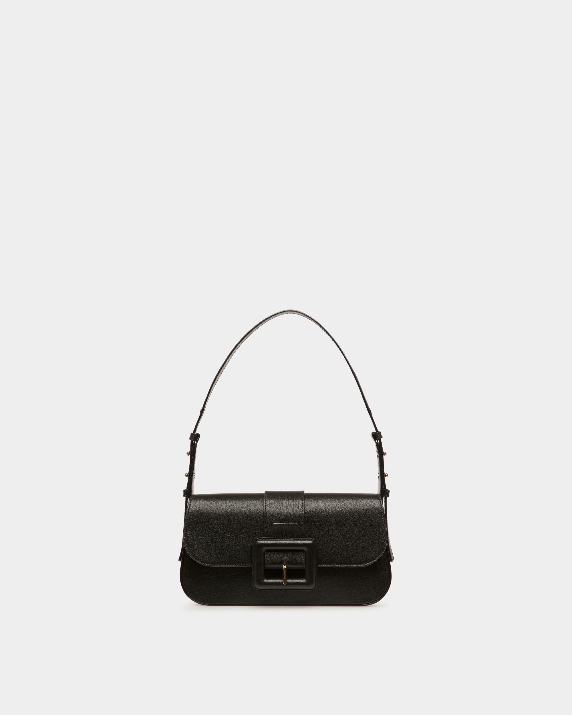 Jadha Bolso De Hombro De Piel En Negro - Mujer - Bally - 01
