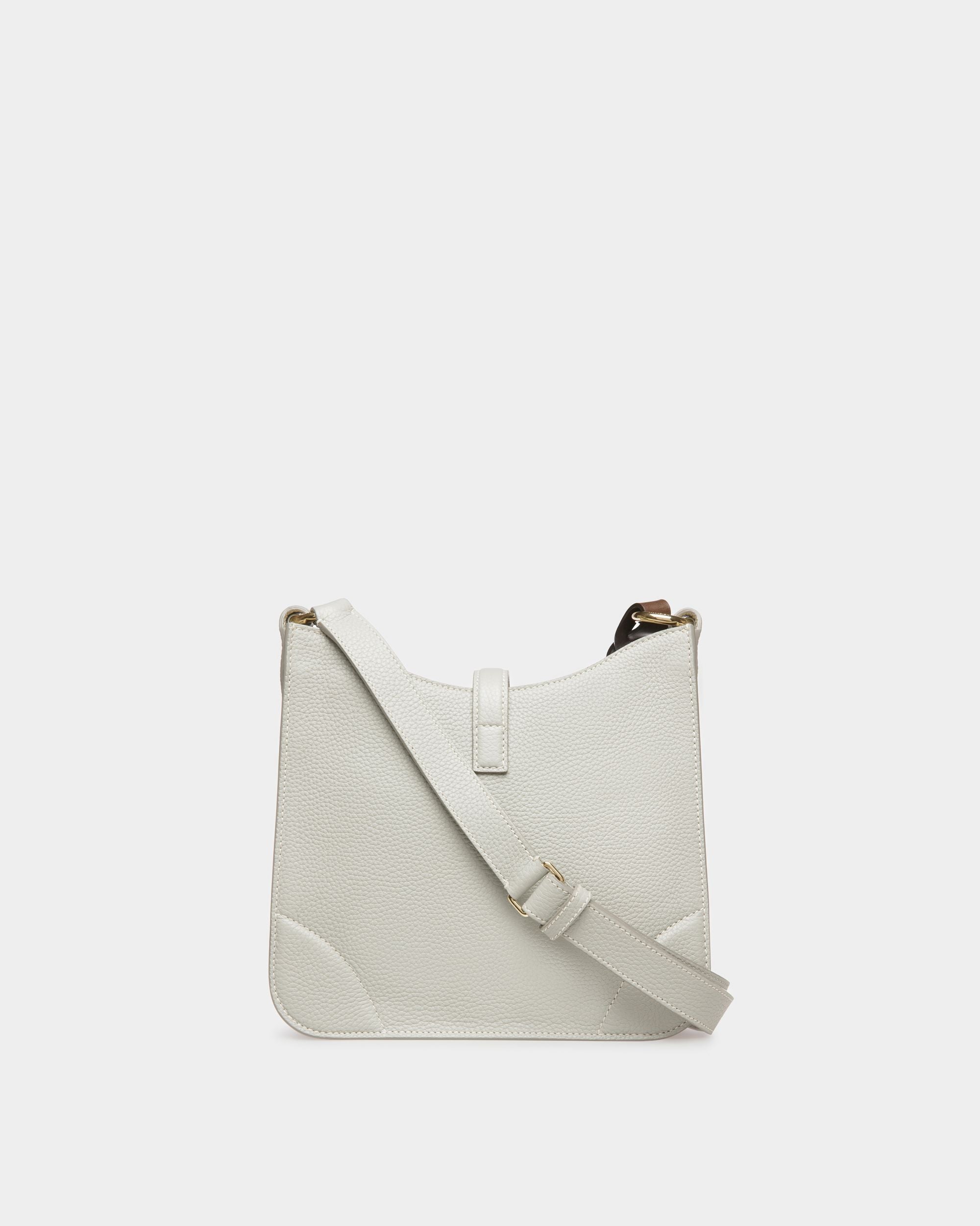 Lavynia Small Leather Hobo Bag In Light Blue - Women's - Bally - 05