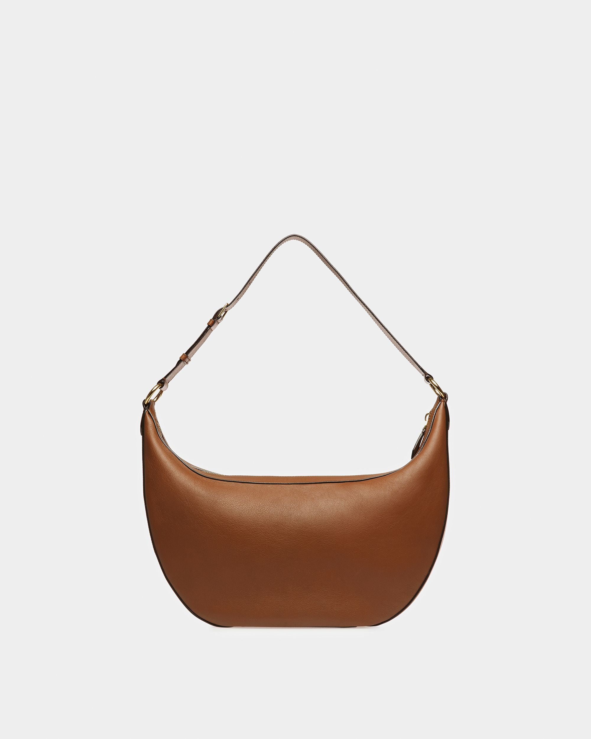 Charo Leather Shoulder Bag In Brown - Women's - Bally - 03