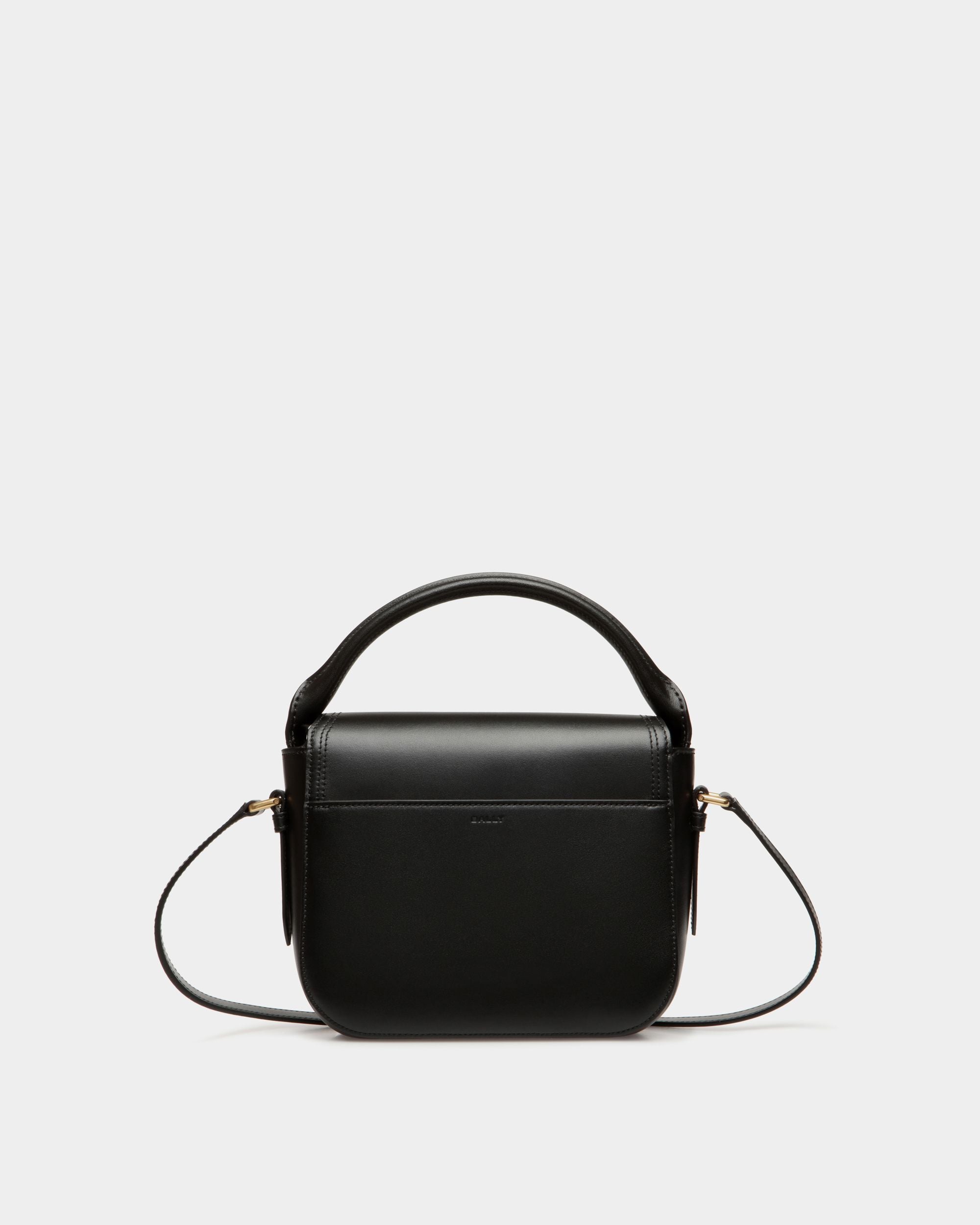 Minibolso Beckett De Piel Negra Con Tachuelas - Mujer - Bally - 03