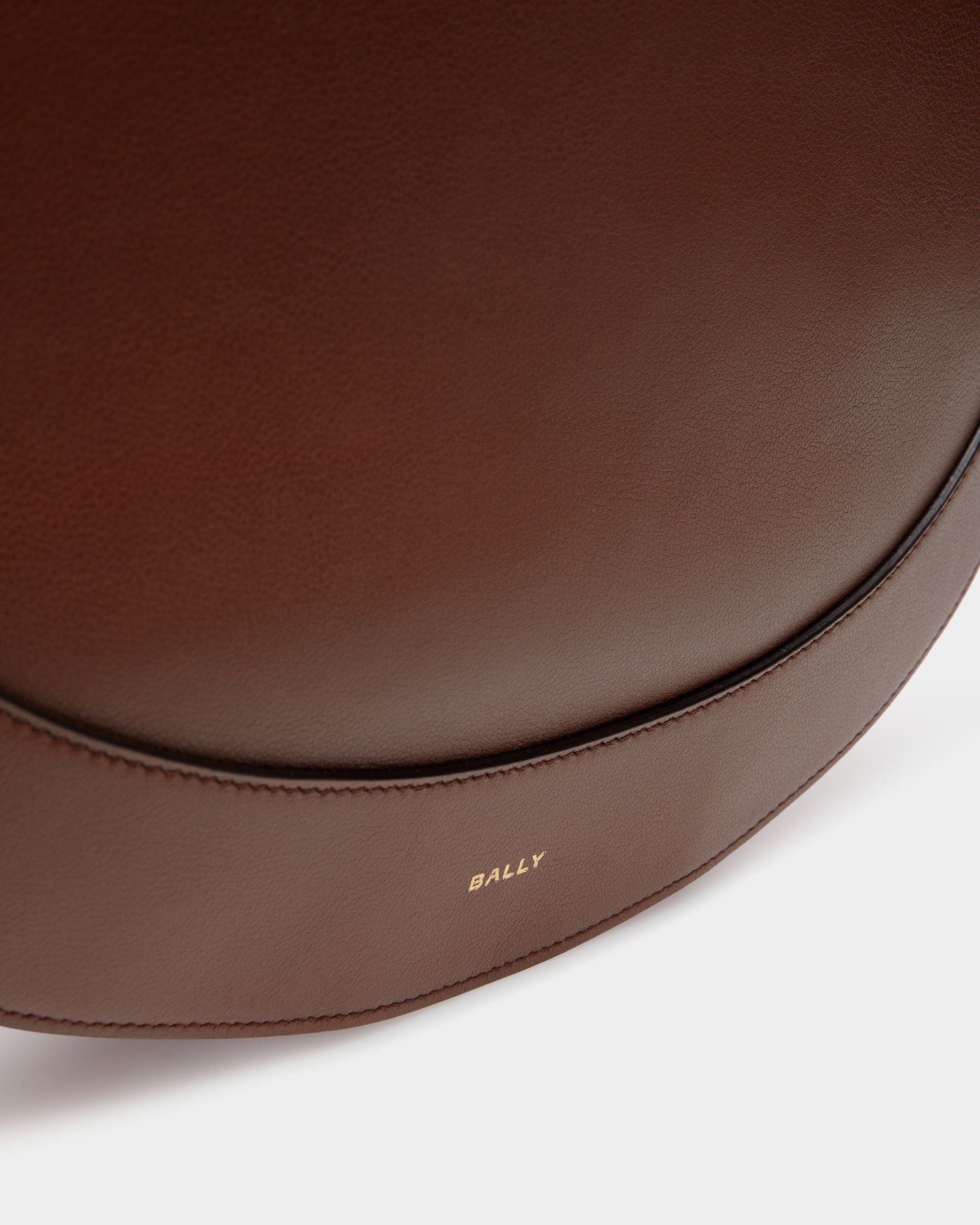 Bolso Hobo Lune De Piel Marrón - Mujer - Bally - 05