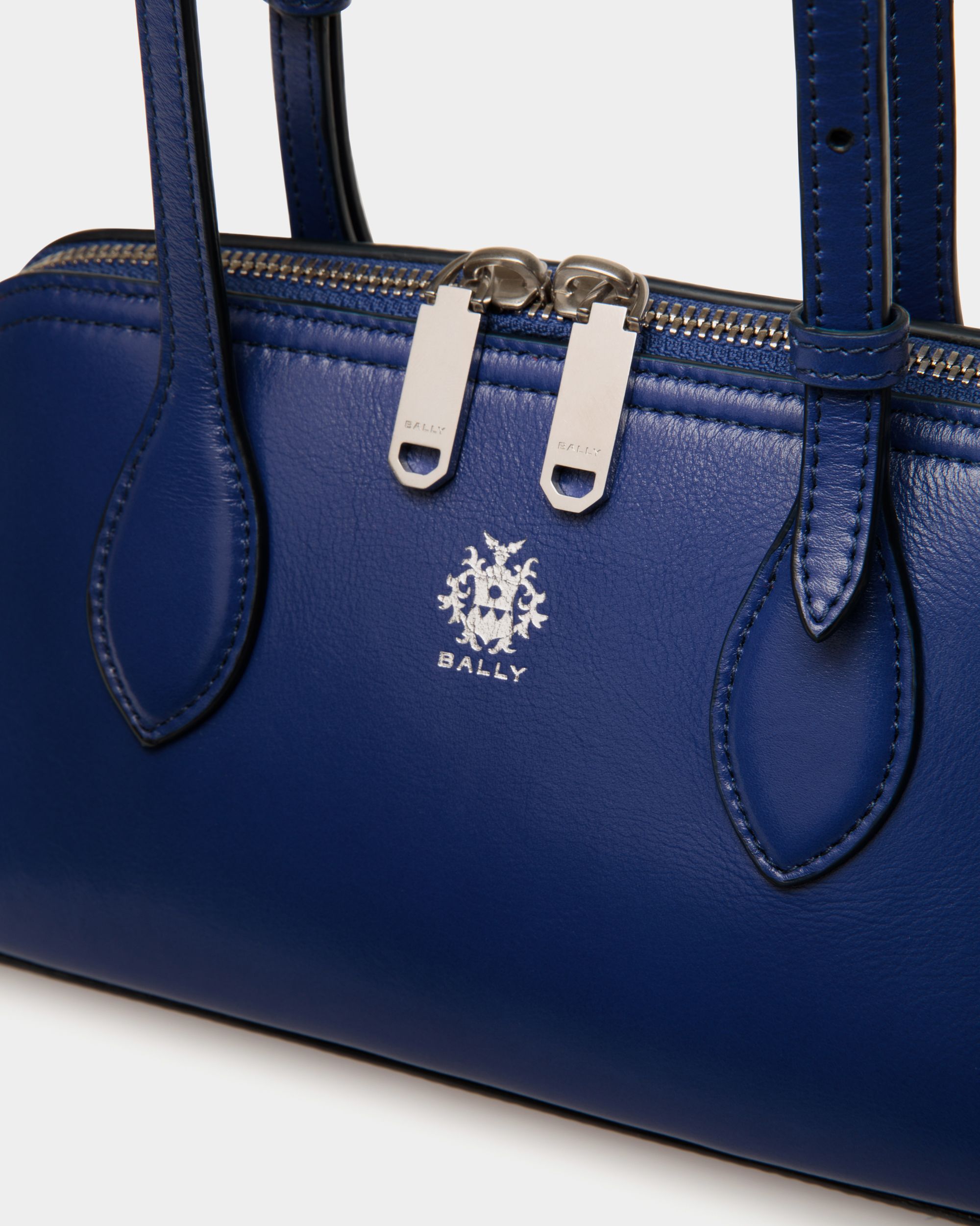 Minibolso Ray De Piel Azul - Mujer - Bally - 05