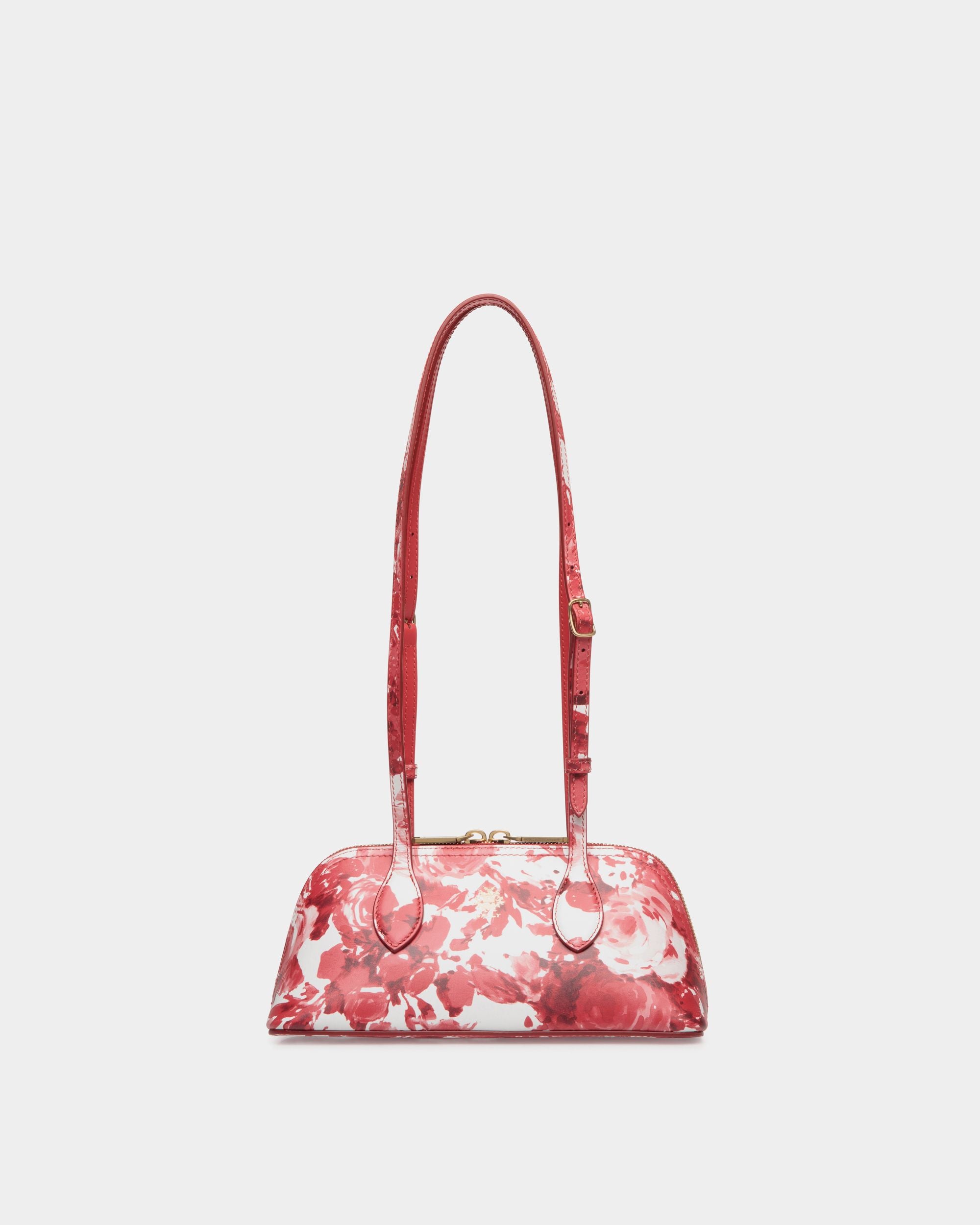 Minibolso Ray De Piel Con Estampado Rosengarten - Mujer - Bally - 01