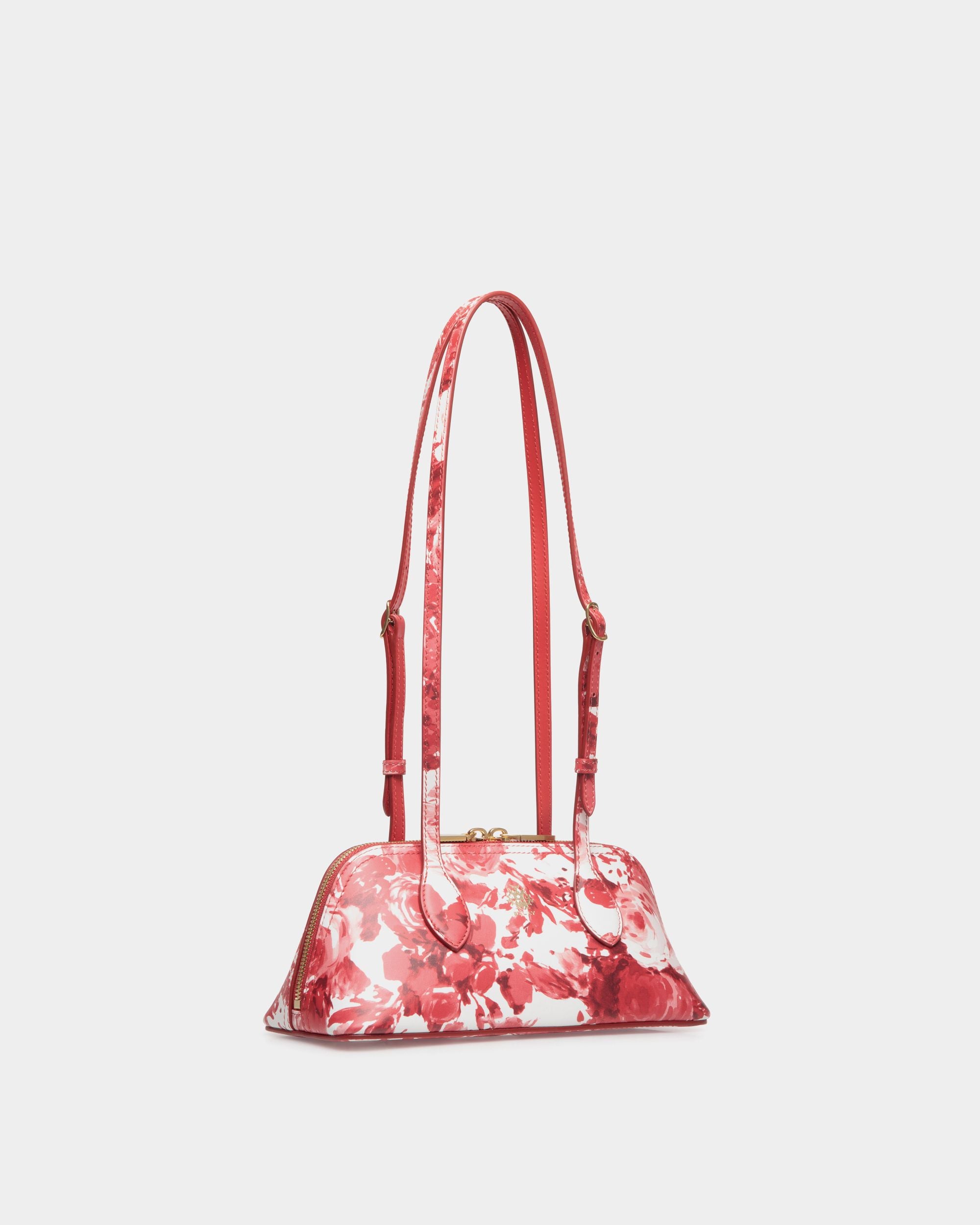Minibolso Ray De Piel Con Estampado Rosengarten - Mujer - Bally - 03