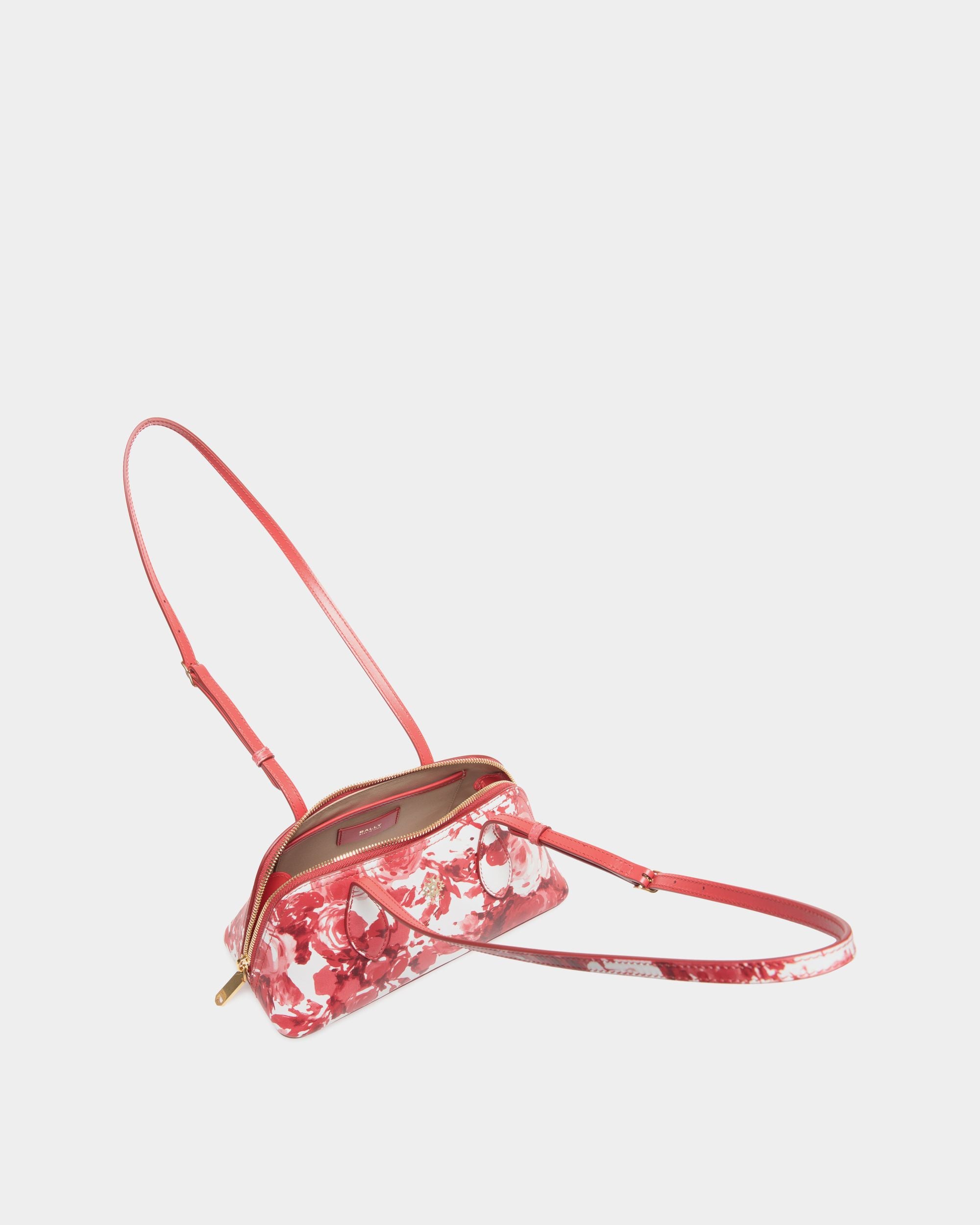 Minibolso Ray De Piel Con Estampado Rosengarten - Mujer - Bally - 04