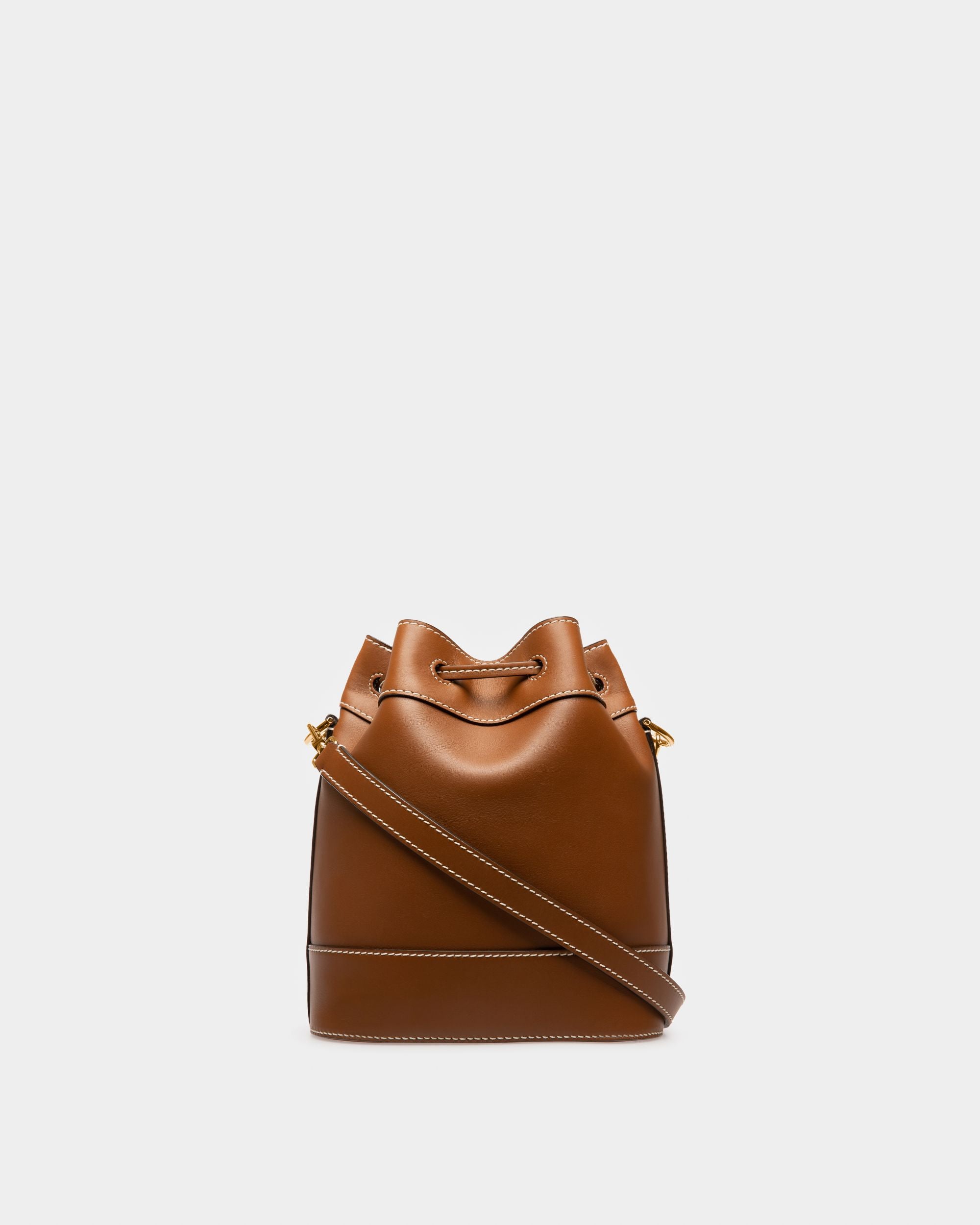Cleoh Bolso Bombonera De Piel De Color Marrón - Mujer - Bally - 03