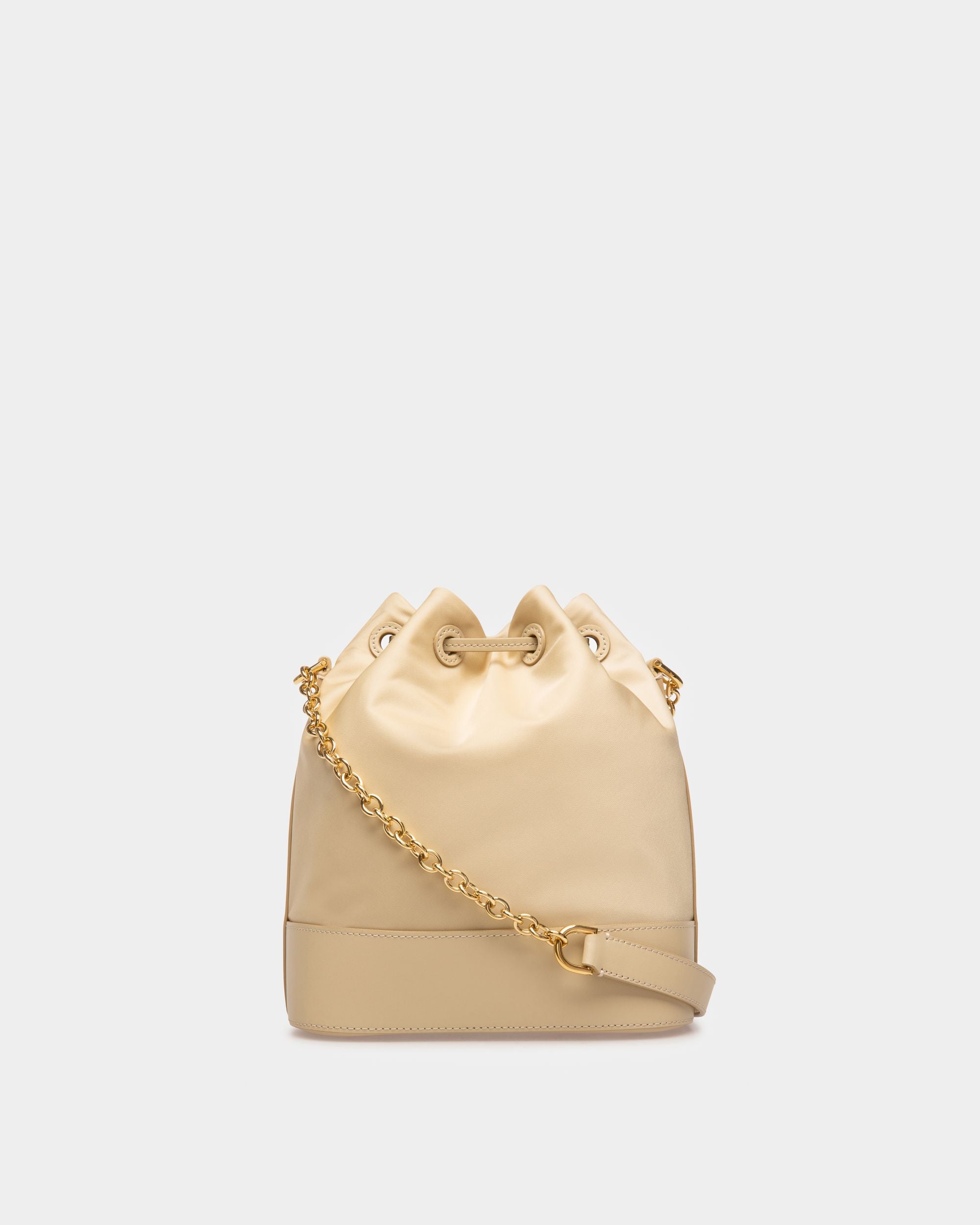 Eoh Bolso Cubo De Nailon Color Fósil - Mujer - Bally - 02