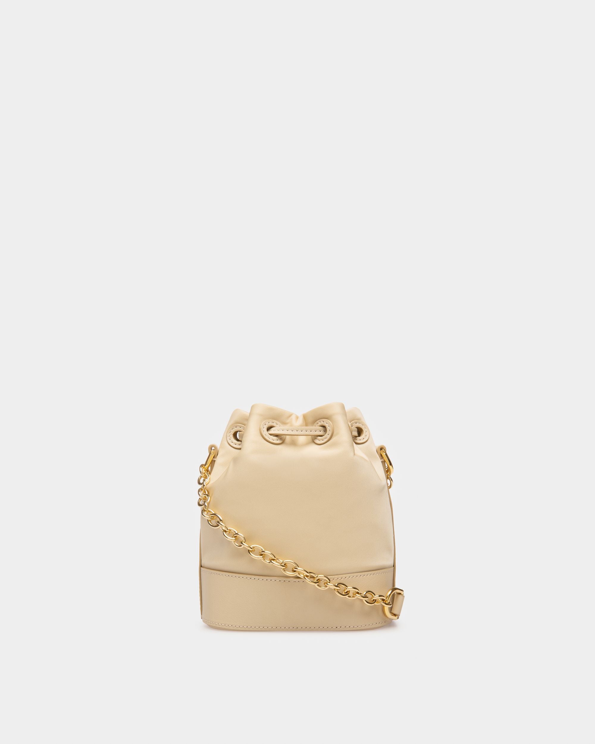 Eoh Small Bolso Bombonera De Nailon En Beige Claro - Mujer - Bally - 03