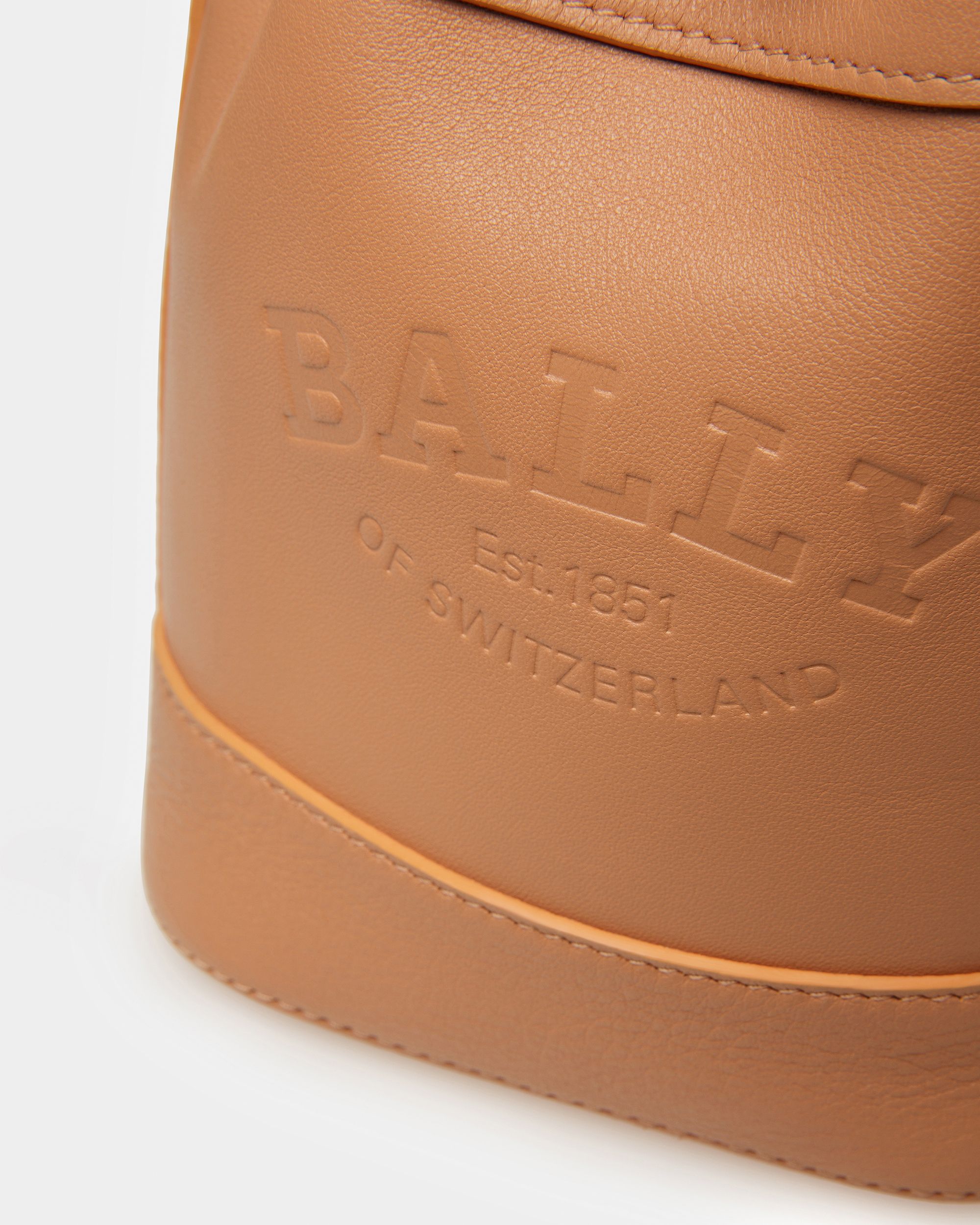 Cleoh Xs Bolso Cubo De Piel En Melocotón - Mujer - Bally - 04