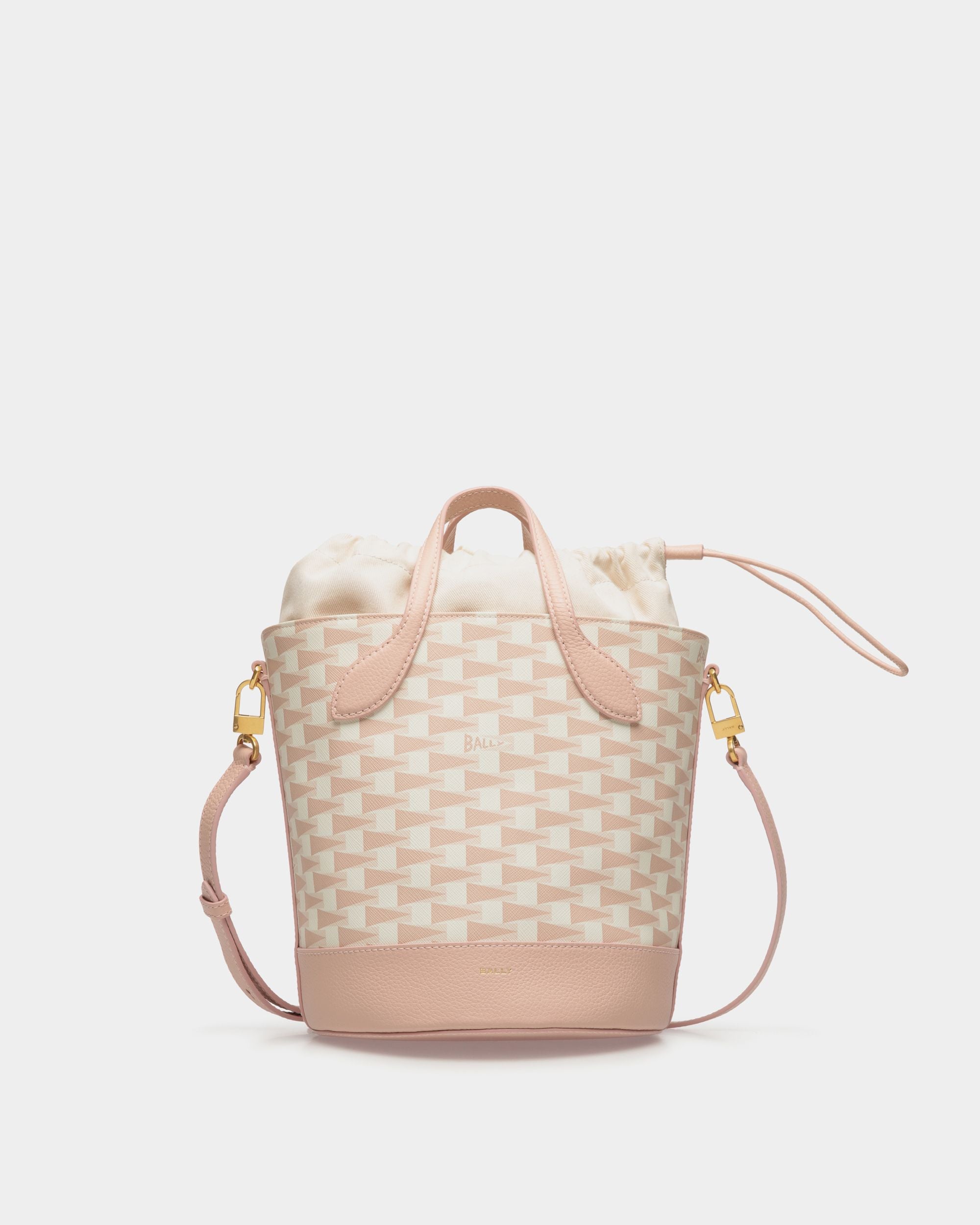 Pennant Bucket Bag in Dusty Petal - Women's - Bally - 01