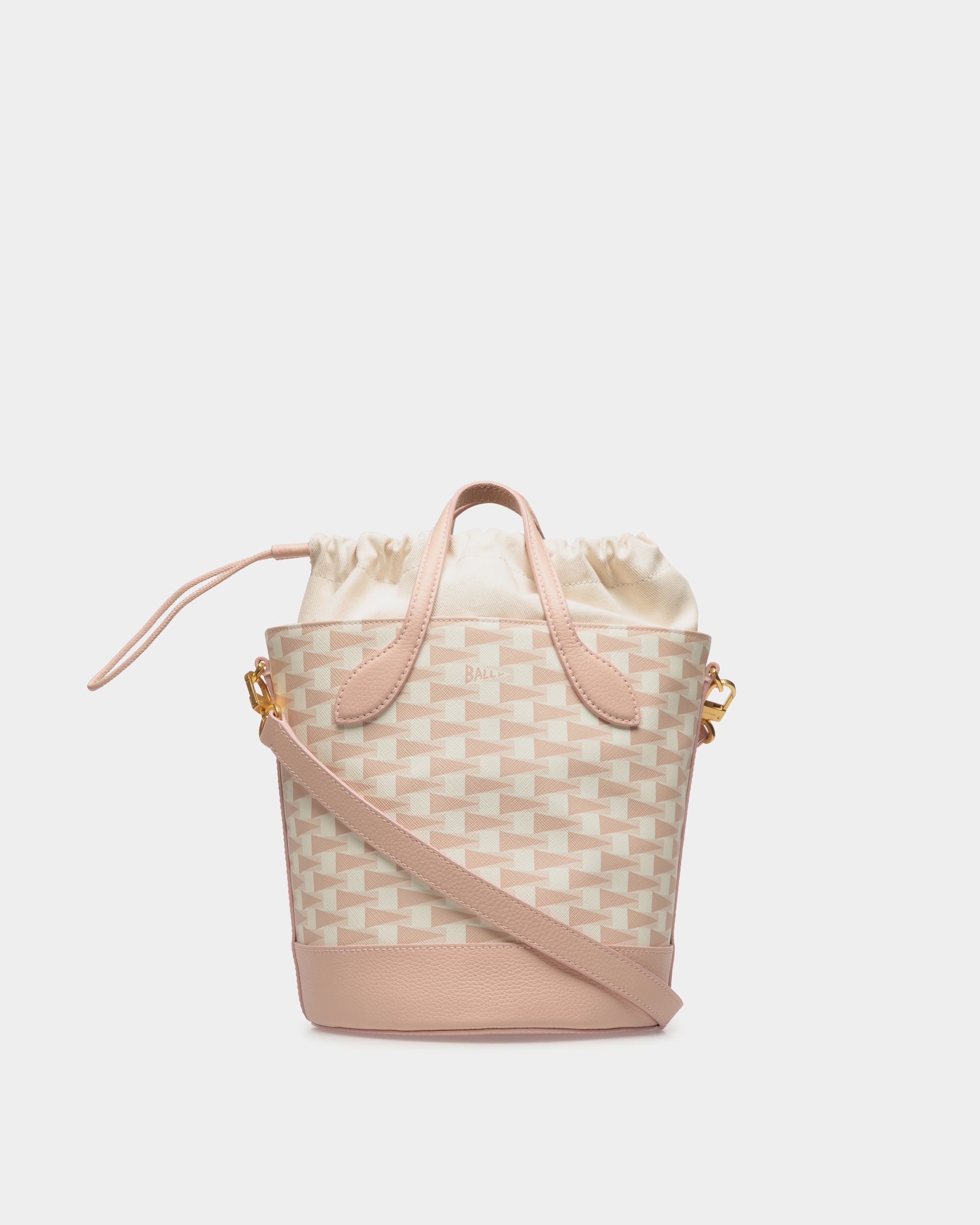Pennant Bucket Bag in Dusty Petal - Women's - Bally - 02