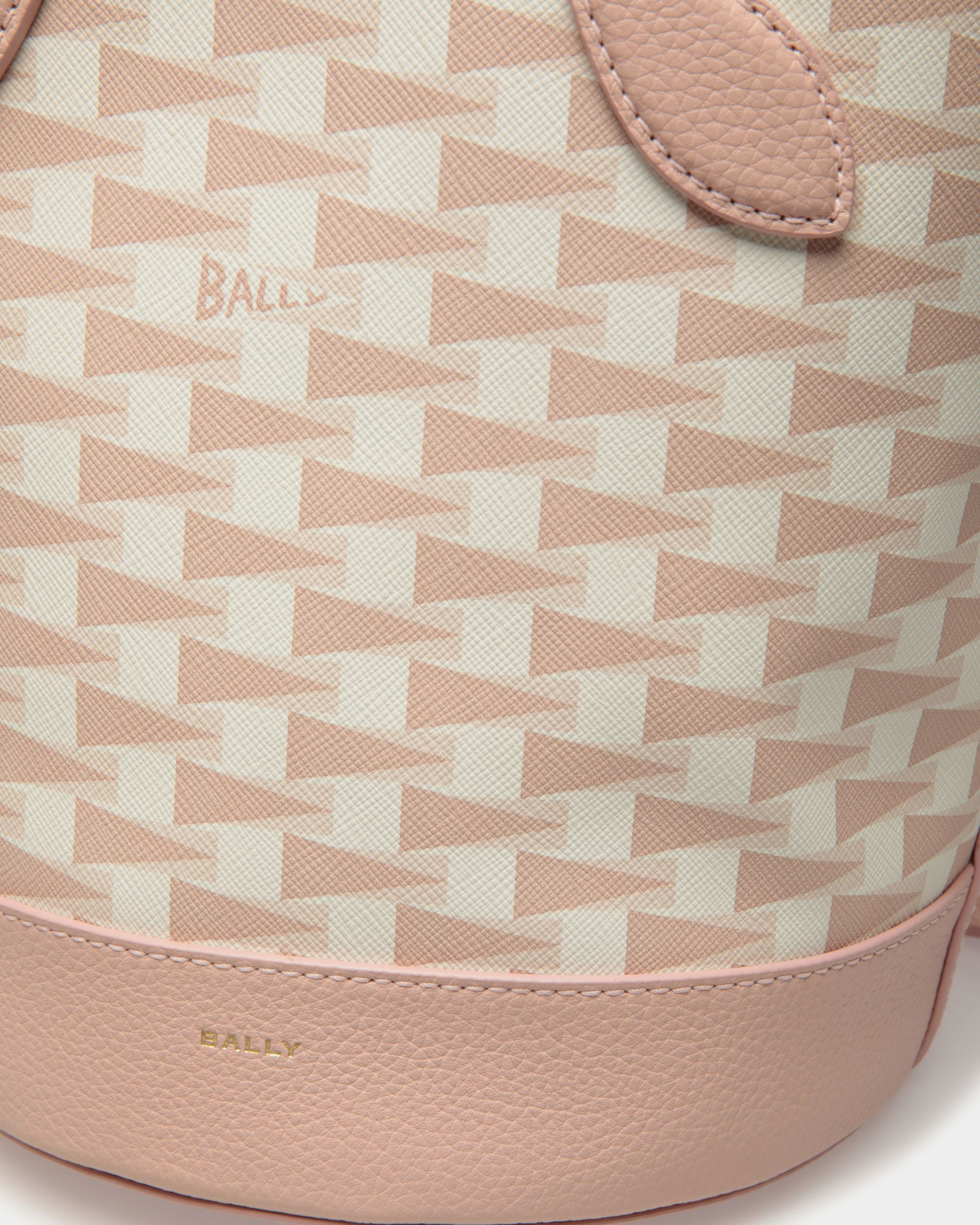Pennant Bucket Bag in Dusty Petal - Women's - Bally - 05