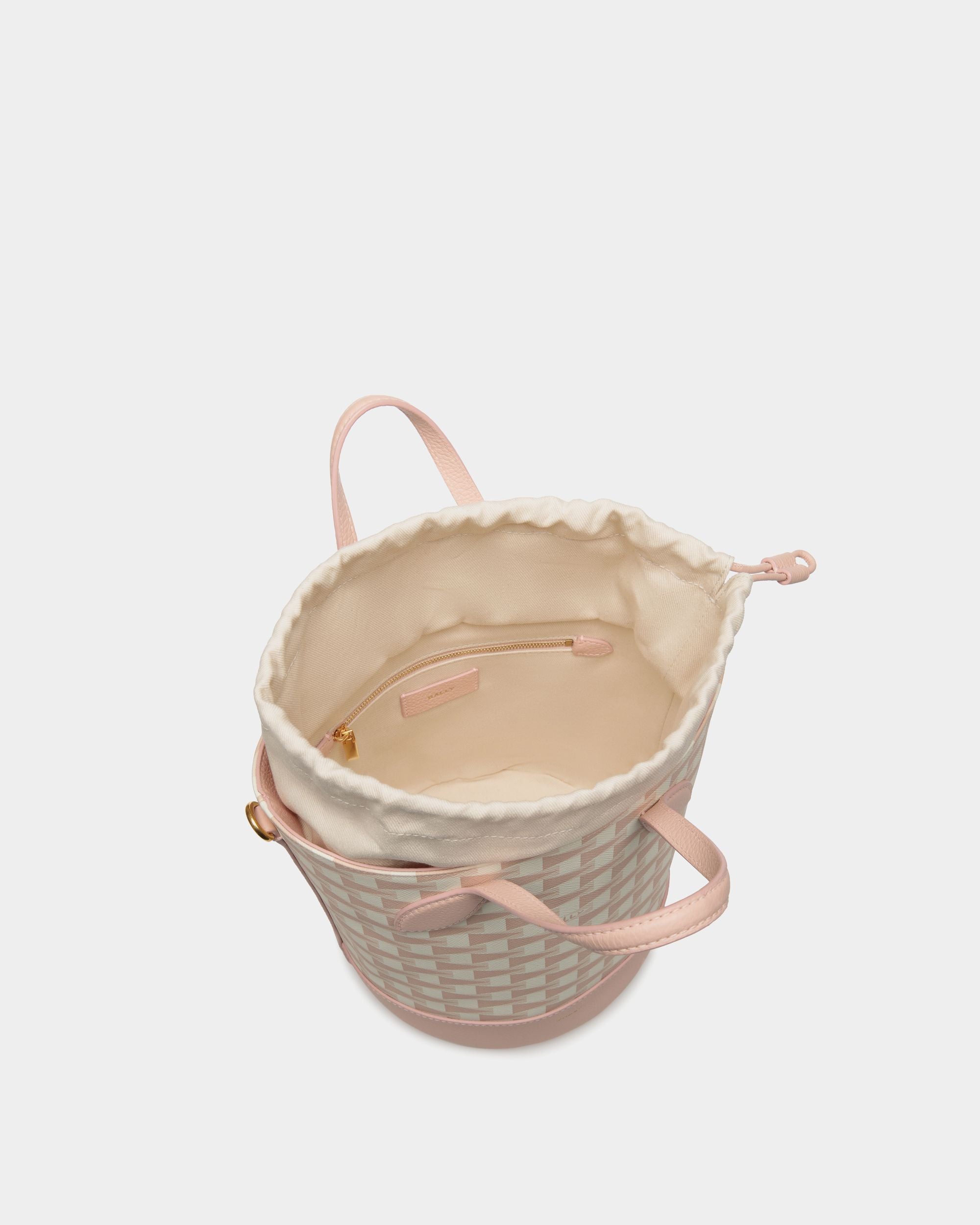 Pennant Bucket Bag in Dusty Petal - Women's - Bally - 06
