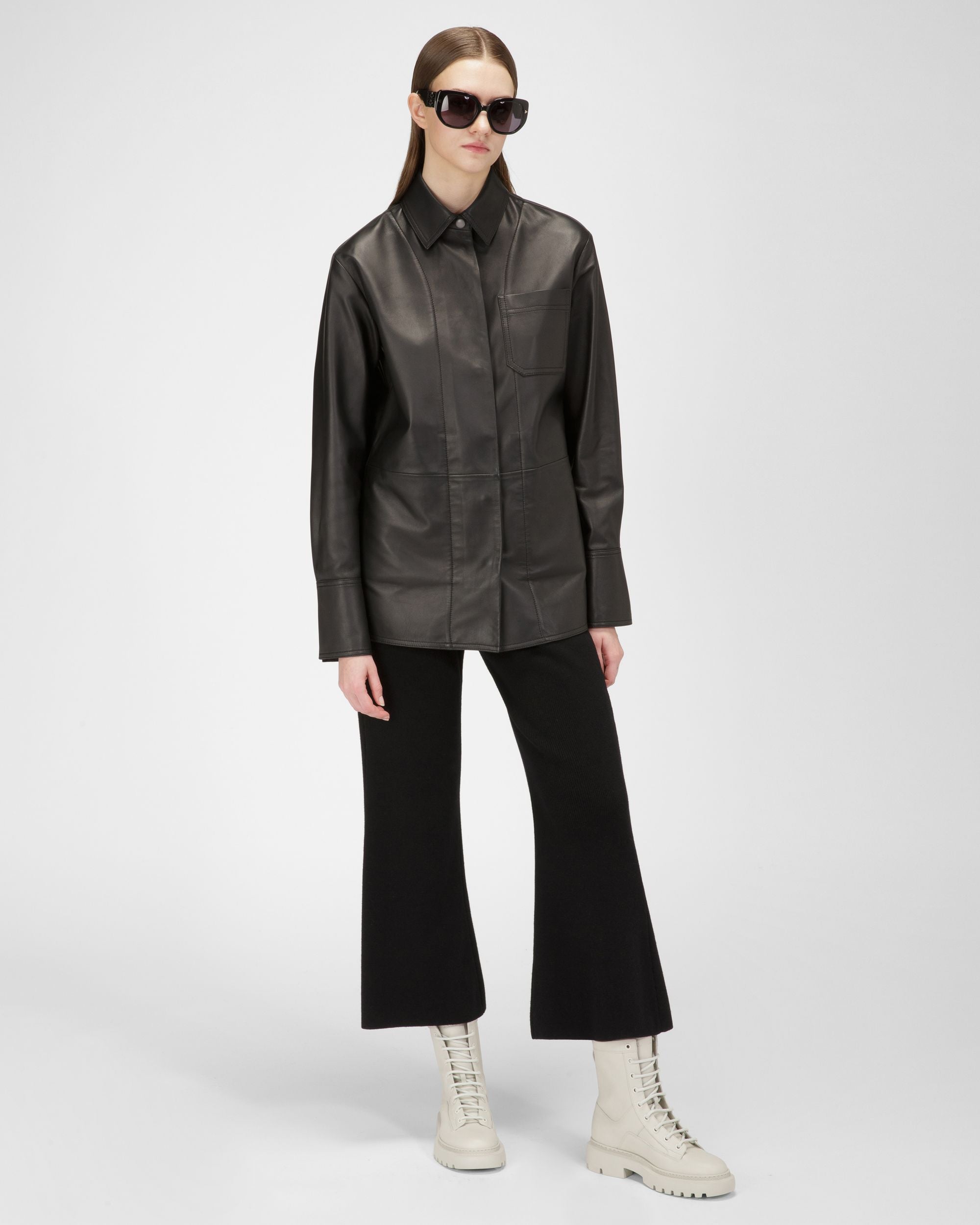 Gioele Botines En Piel De Color Blanco Polvo - Mujer - Bally - 03