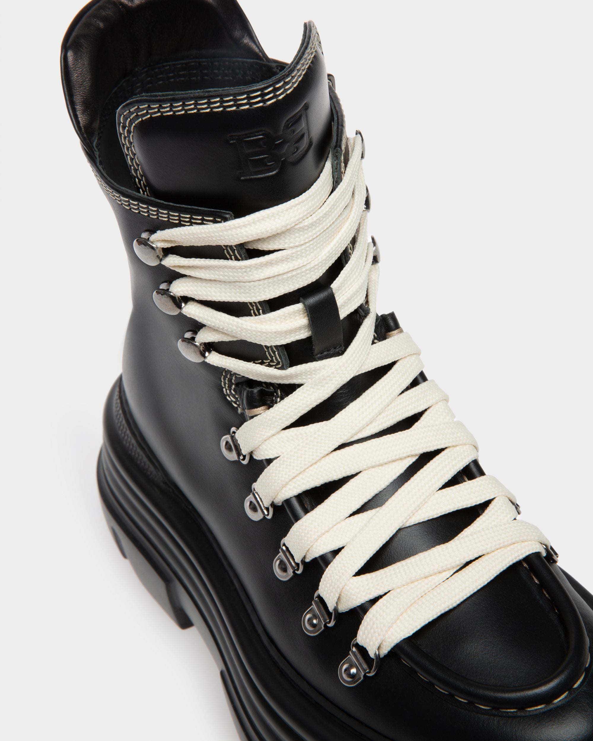 Graciella Botines En Cuero De Color Negro - Mujer - Bally - 06