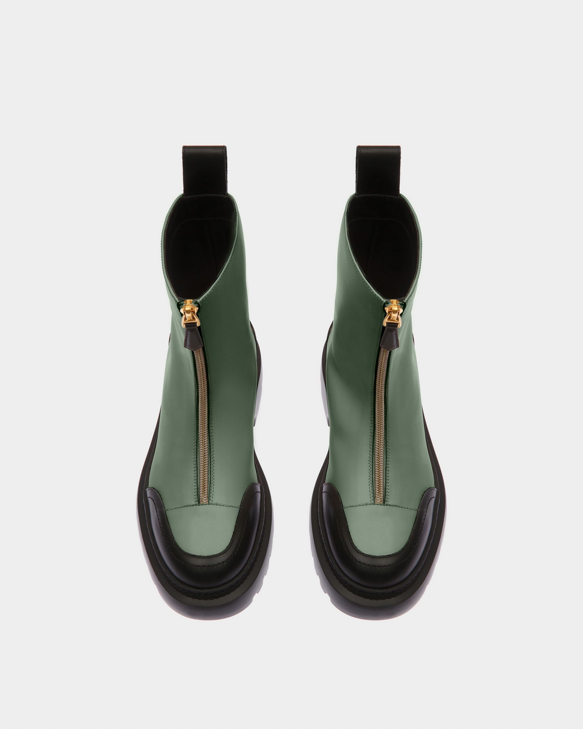 Giuli Botines De Piel En Verde - Mujer - Bally - 02