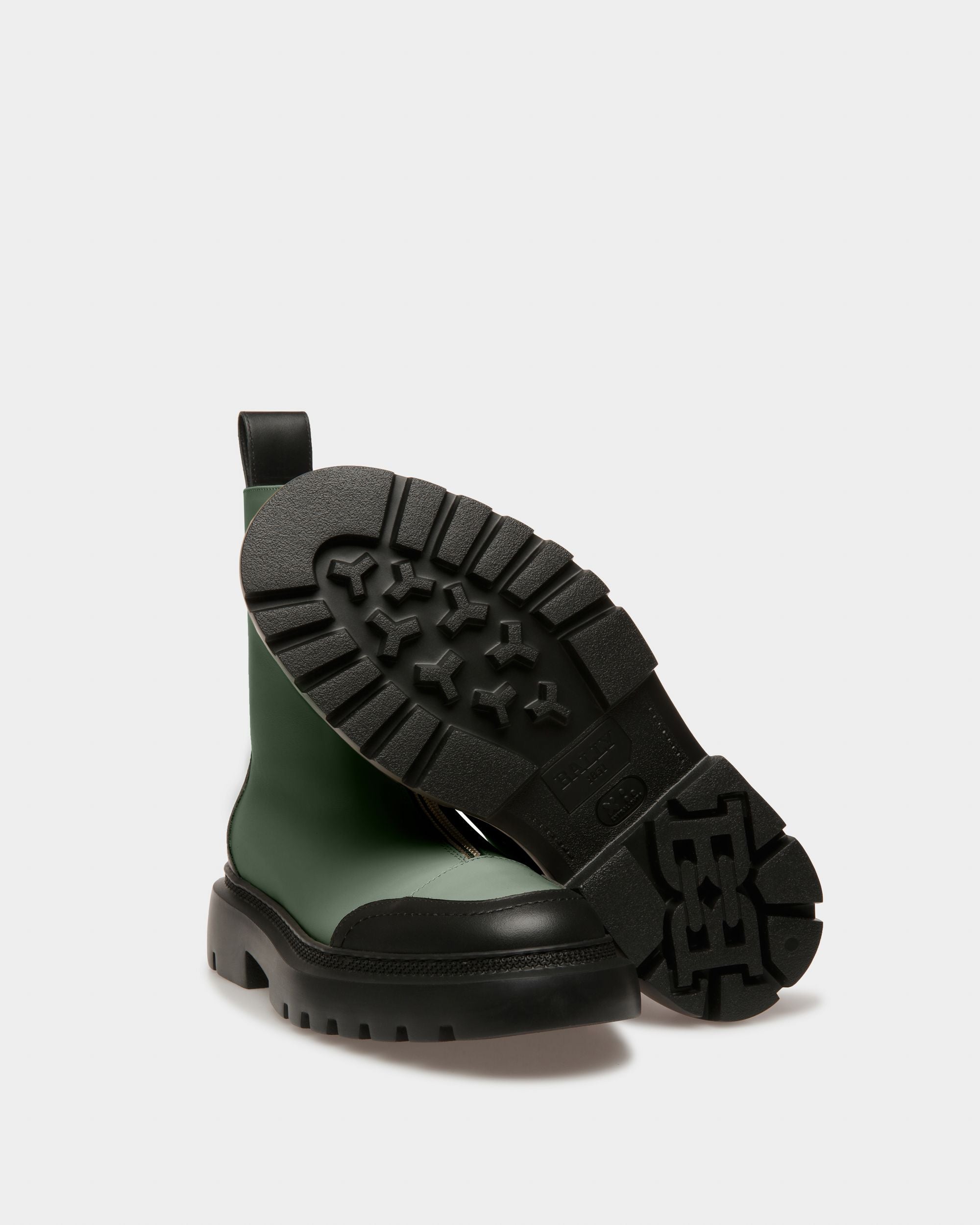 Giuli Botines De Piel En Verde - Mujer - Bally - 05