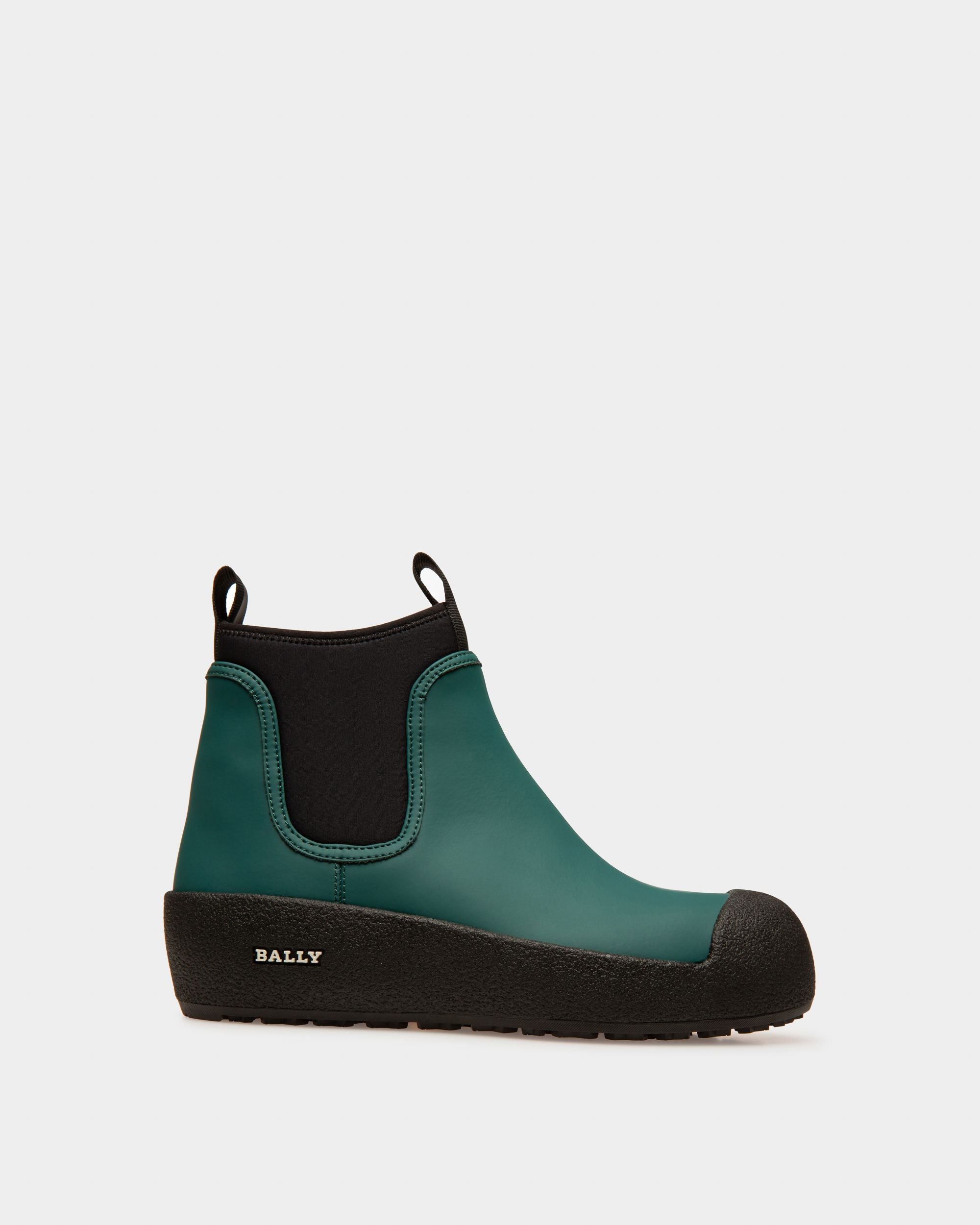Gadey Botas De Piel Y Goma En Verde - Mujer - Bally - 01