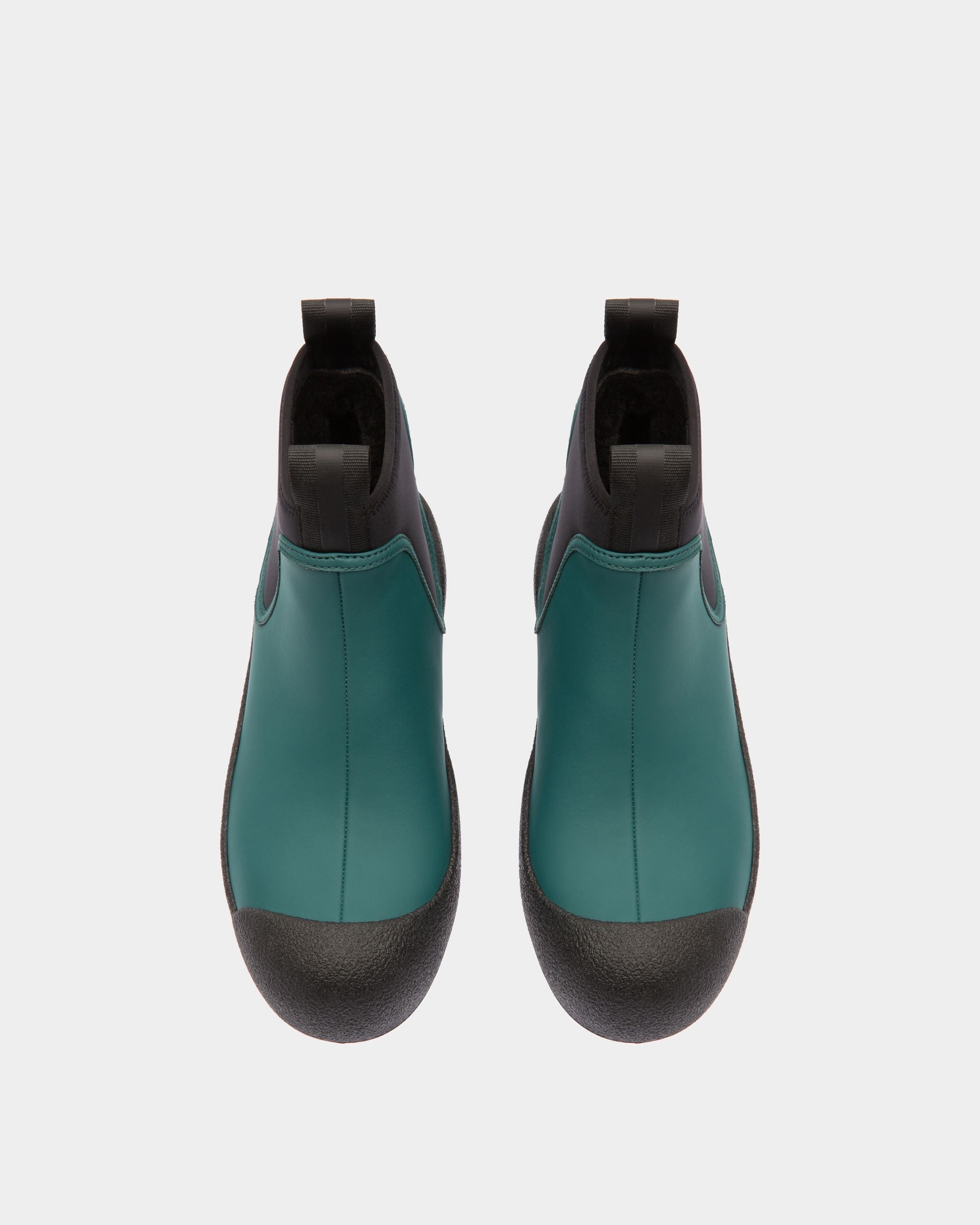 Gadey Botas De Piel Y Goma En Verde - Mujer - Bally - 02