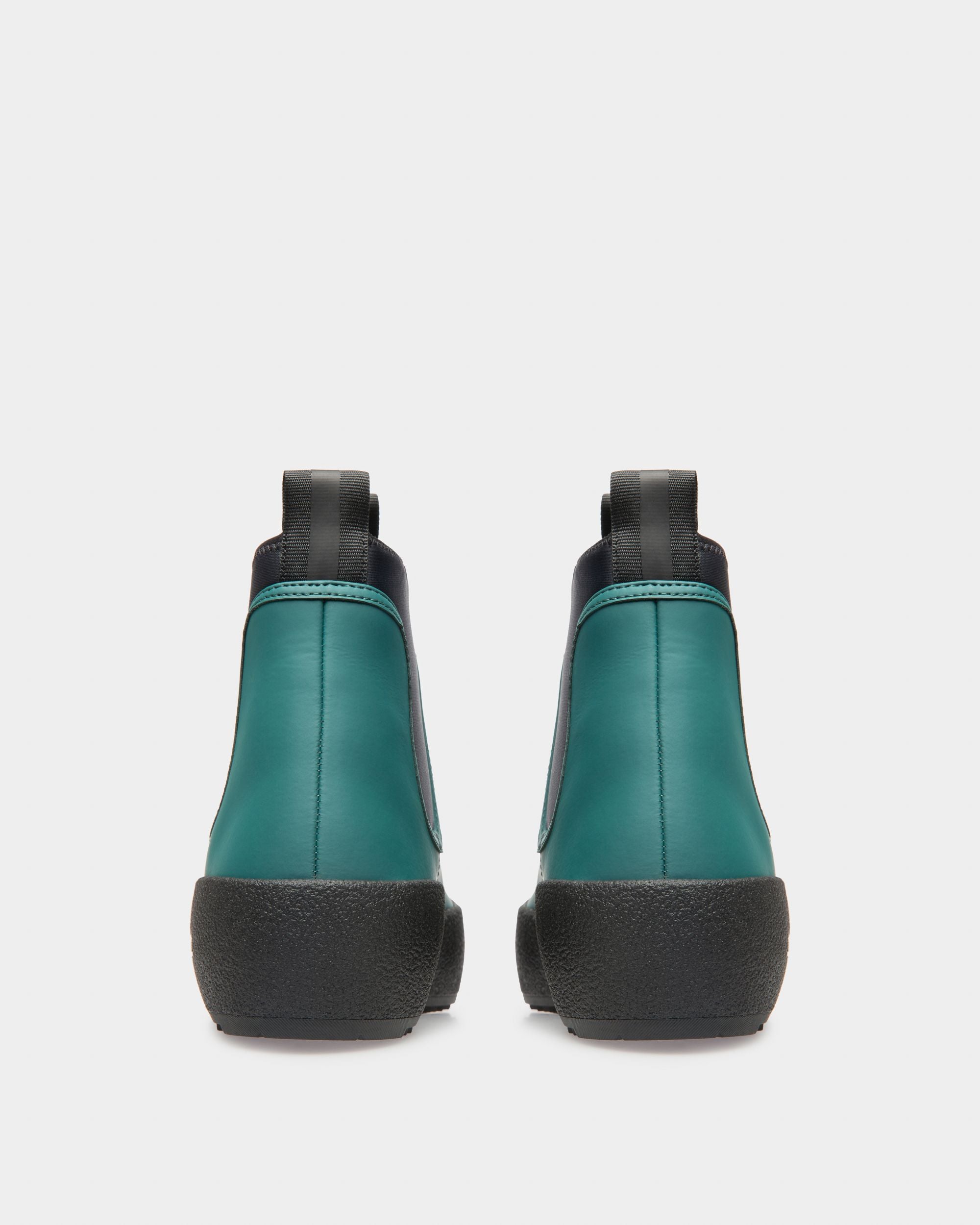 Gadey Botas De Piel Y Goma En Verde - Mujer - Bally - 03