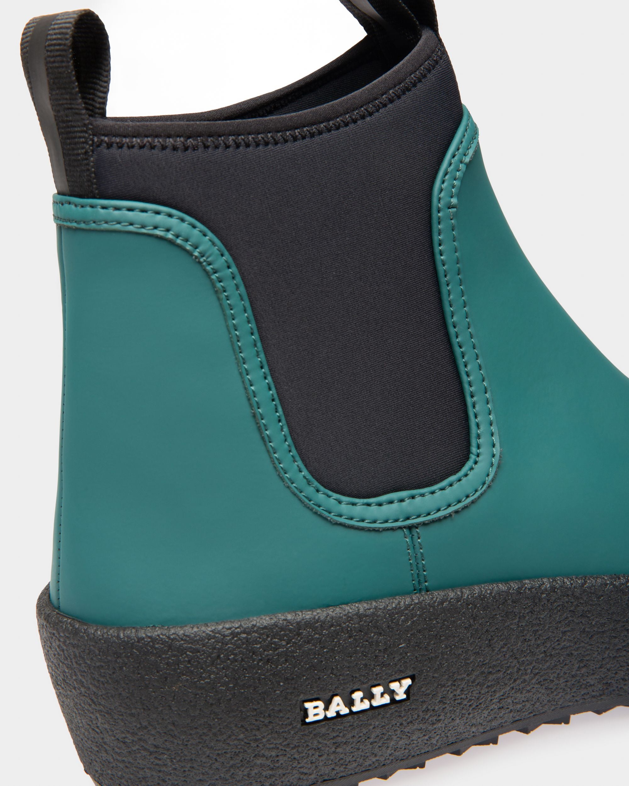 Gadey Botas De Piel Y Goma En Verde - Mujer - Bally - 05