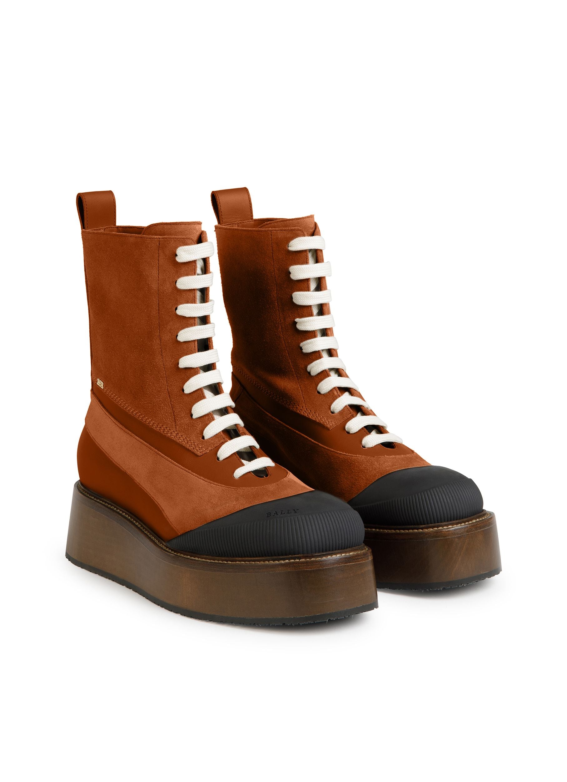 Ilory Booties In Brown Leather - Women's - Bally - 01