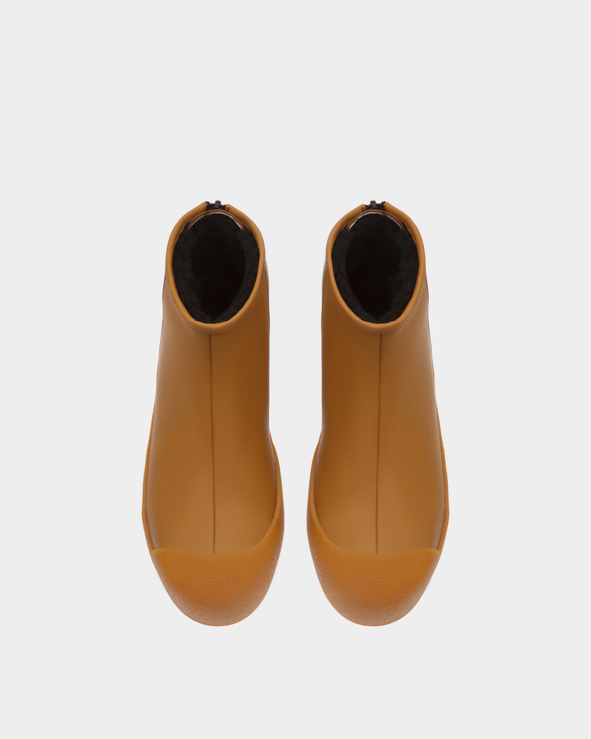 Bernina Leather Booties In Camel - Women's - Bally - 02